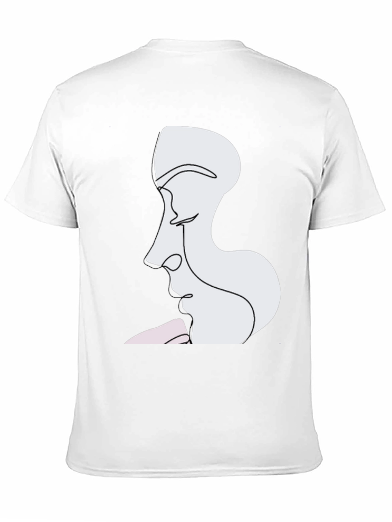 Abstract Faces Graphic Tee - Modern Art T-Shirt