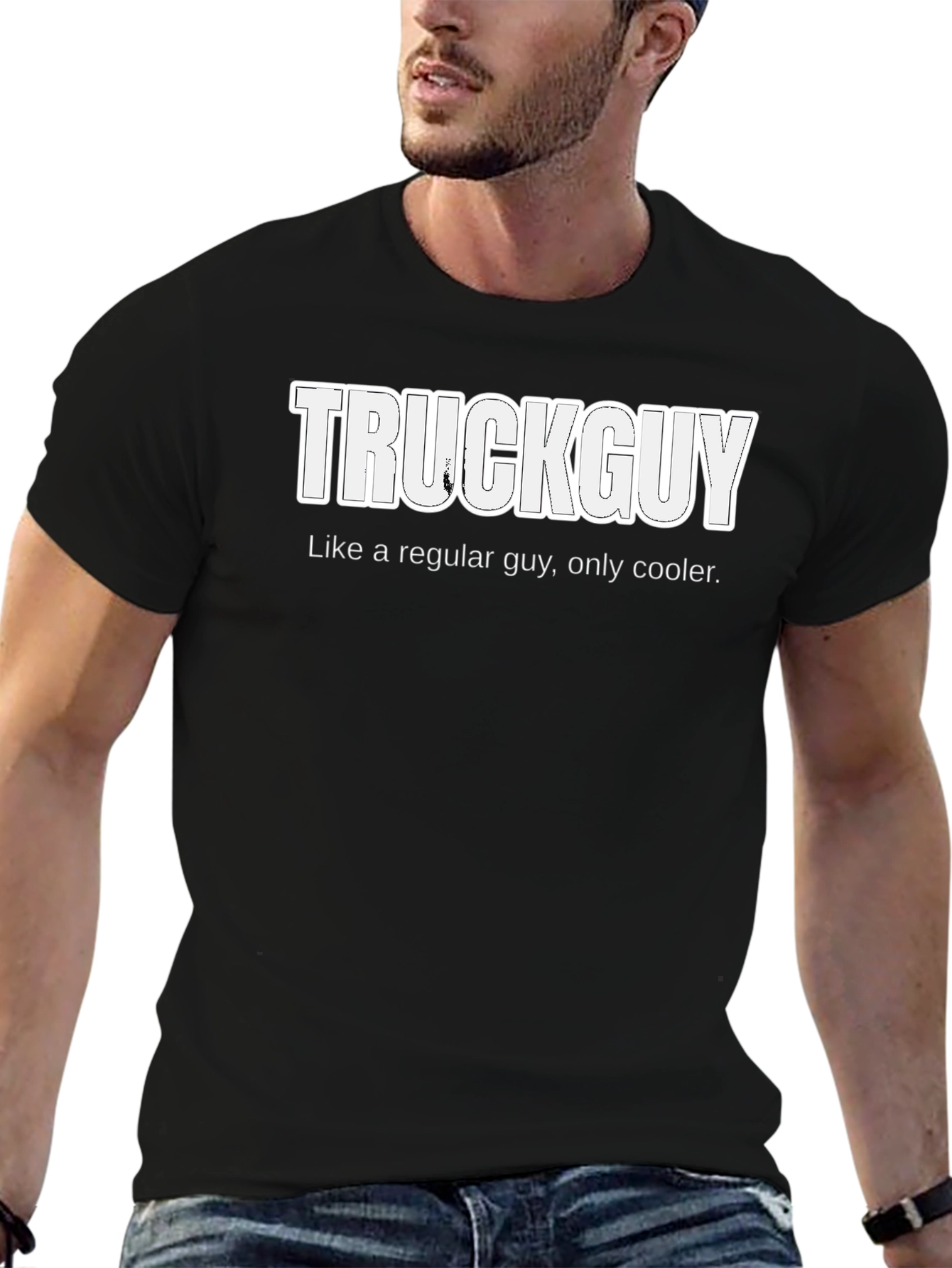 Truckguy Graphic Tee - Cool Trucker Humor