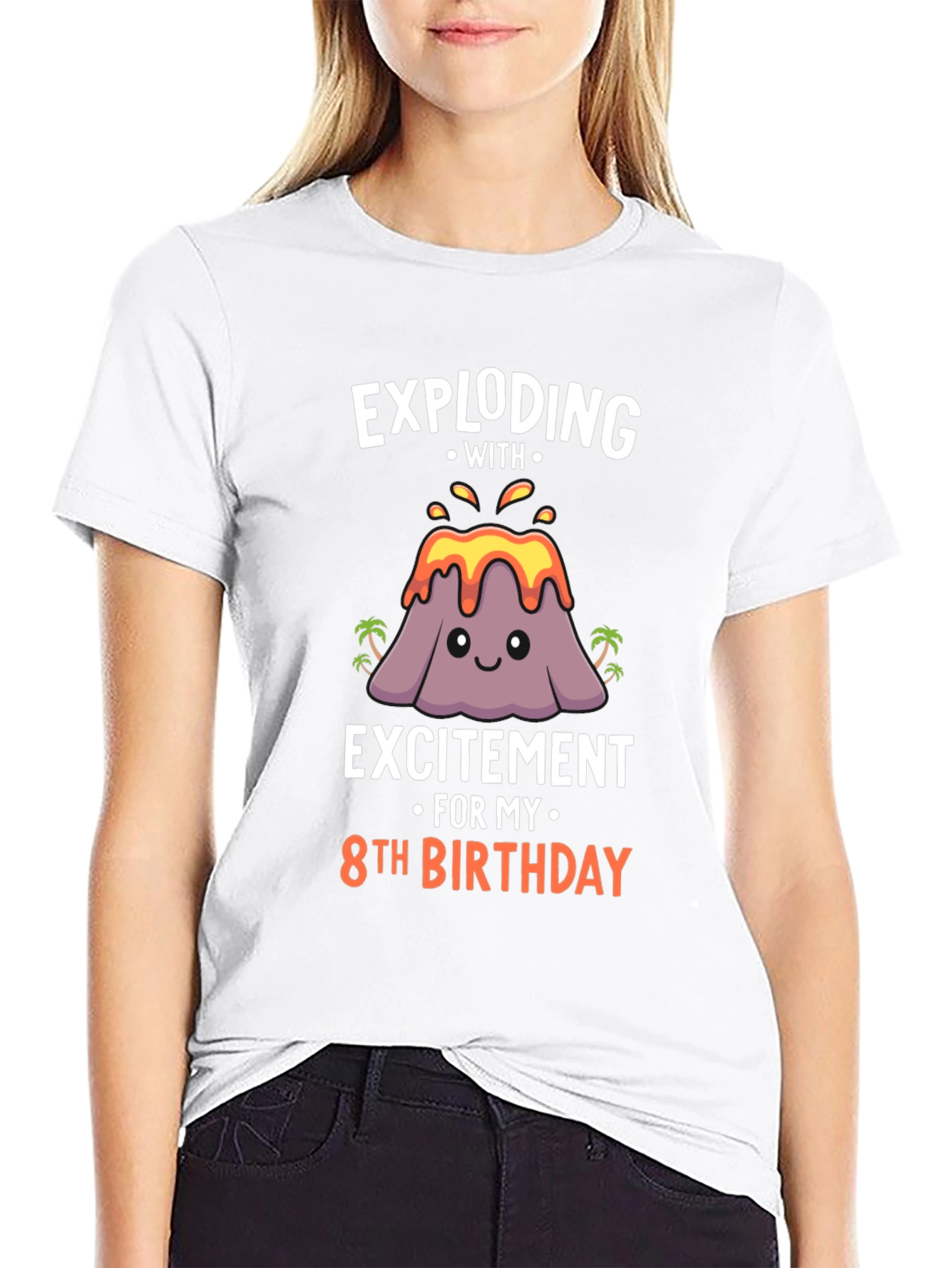 Exploding with Excitement 8th Birthday T-Shirt