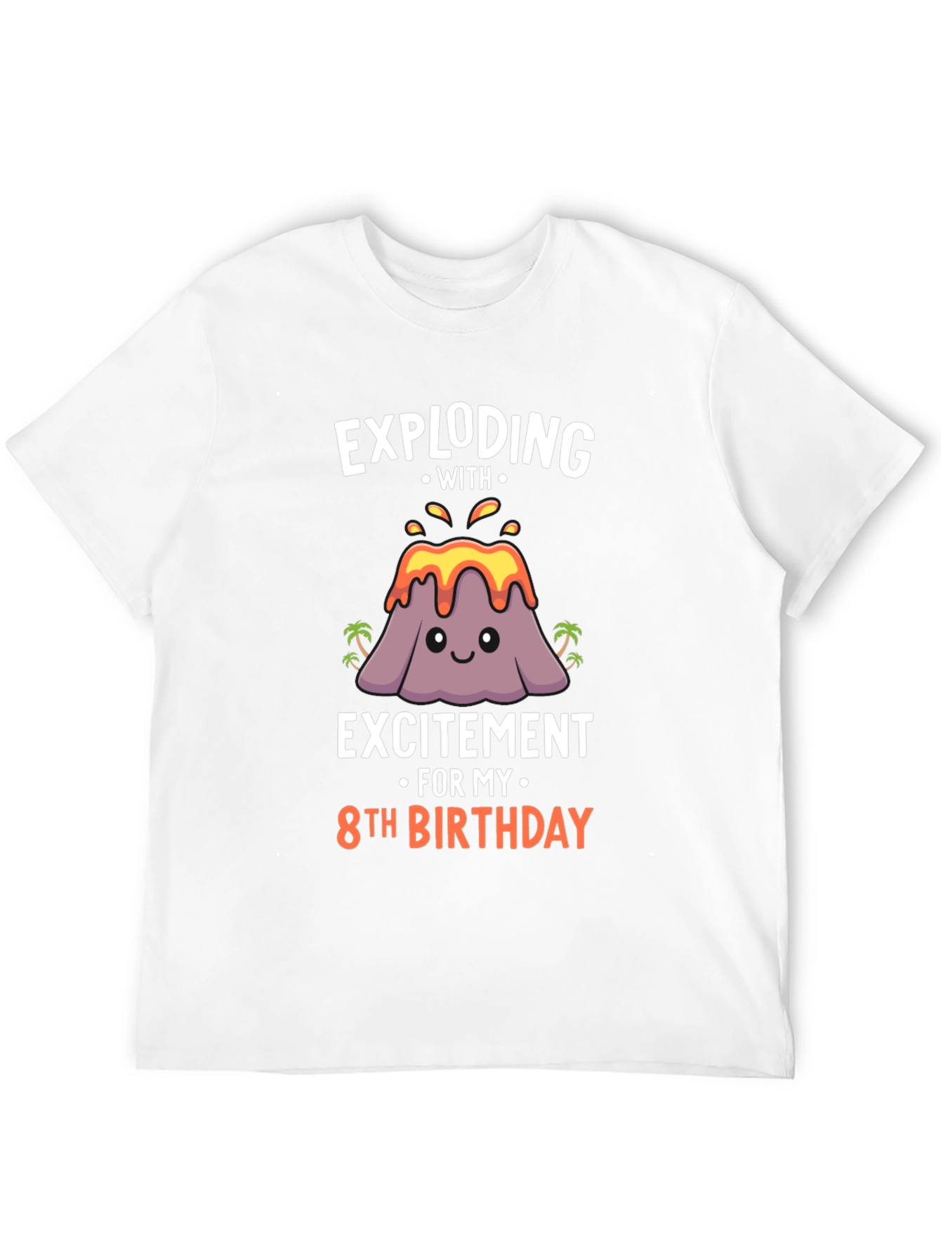 Exploding with Excitement 8th Birthday T-Shirt