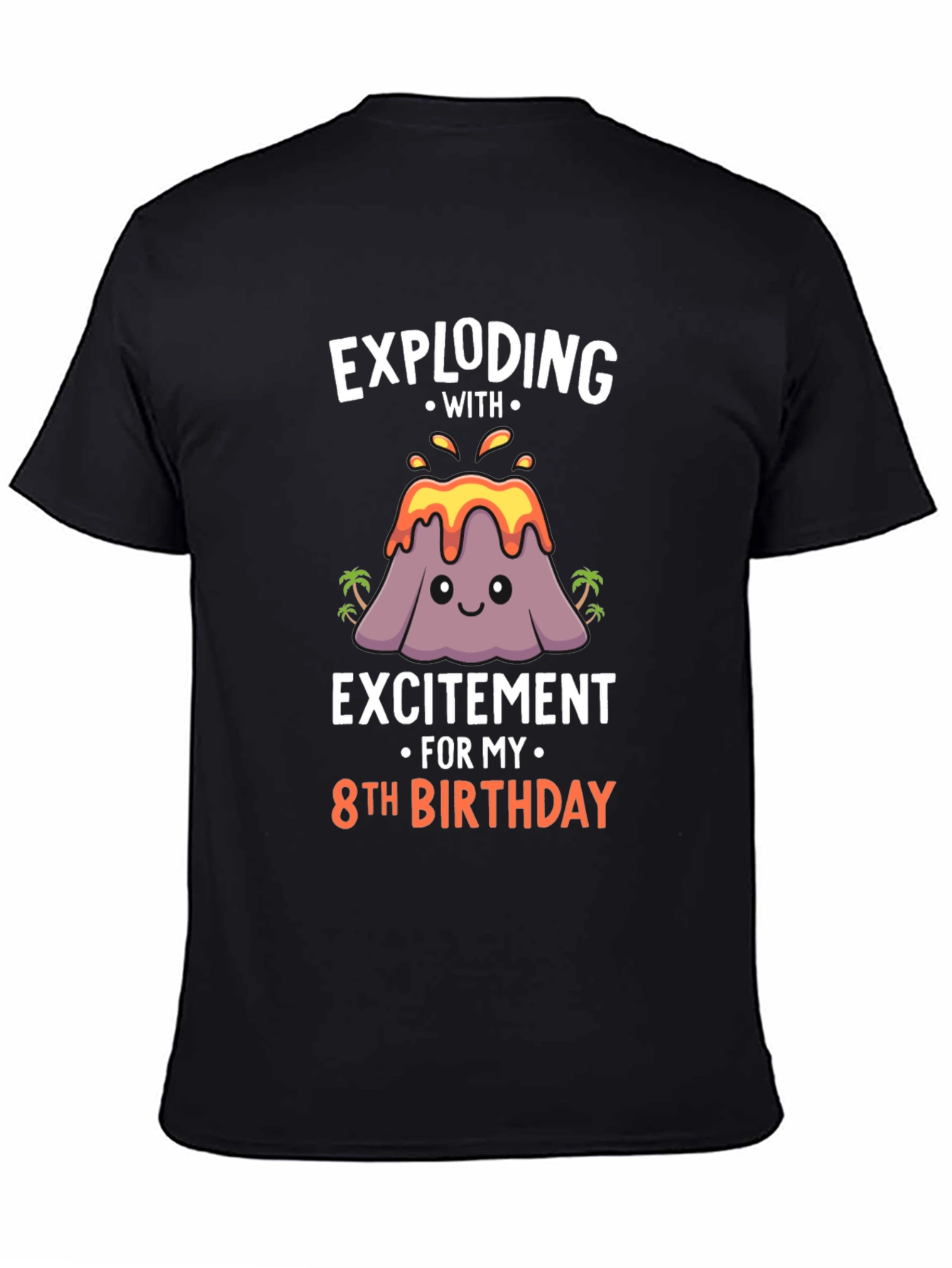 Exploding with Excitement 8th Birthday T-Shirt