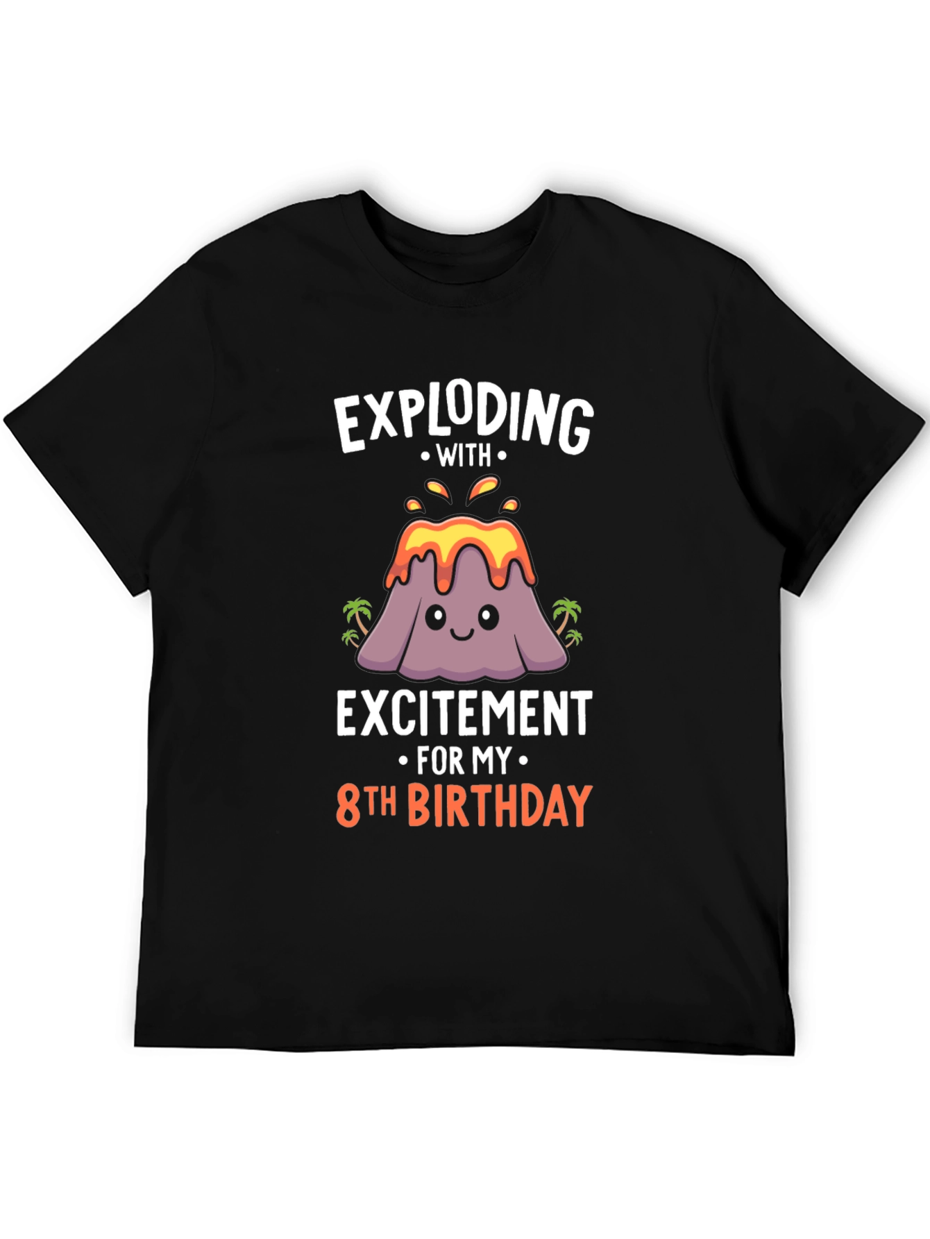 Exploding with Excitement 8th Birthday T-Shirt