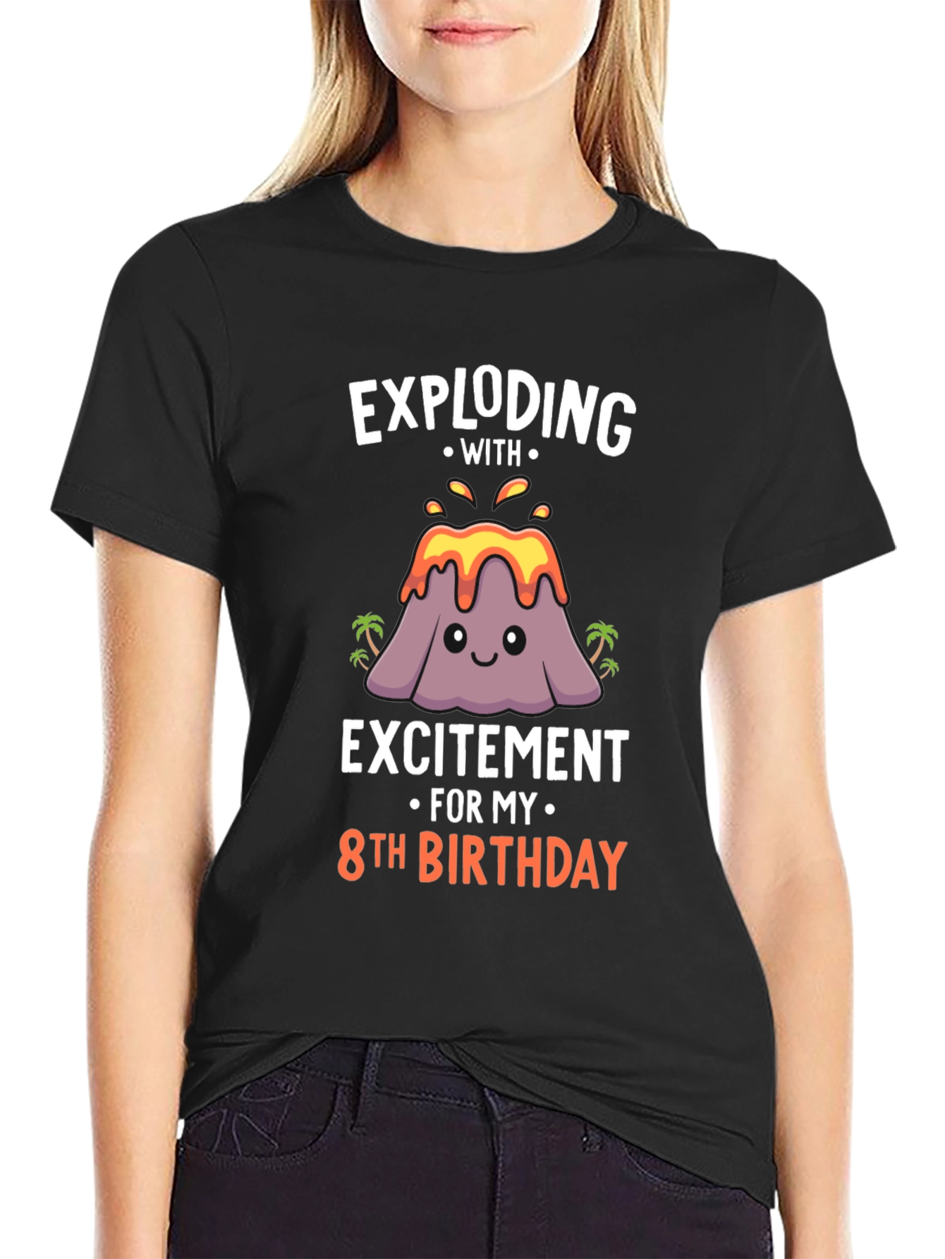 Exploding with Excitement 8th Birthday T-Shirt