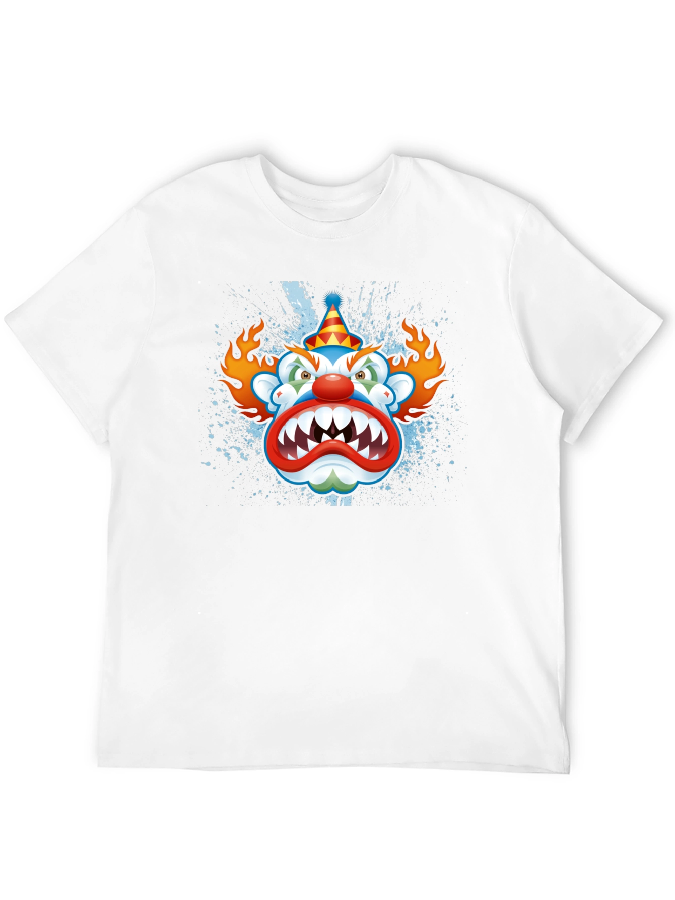 Creepy Clown Graphic Black T-Shirt