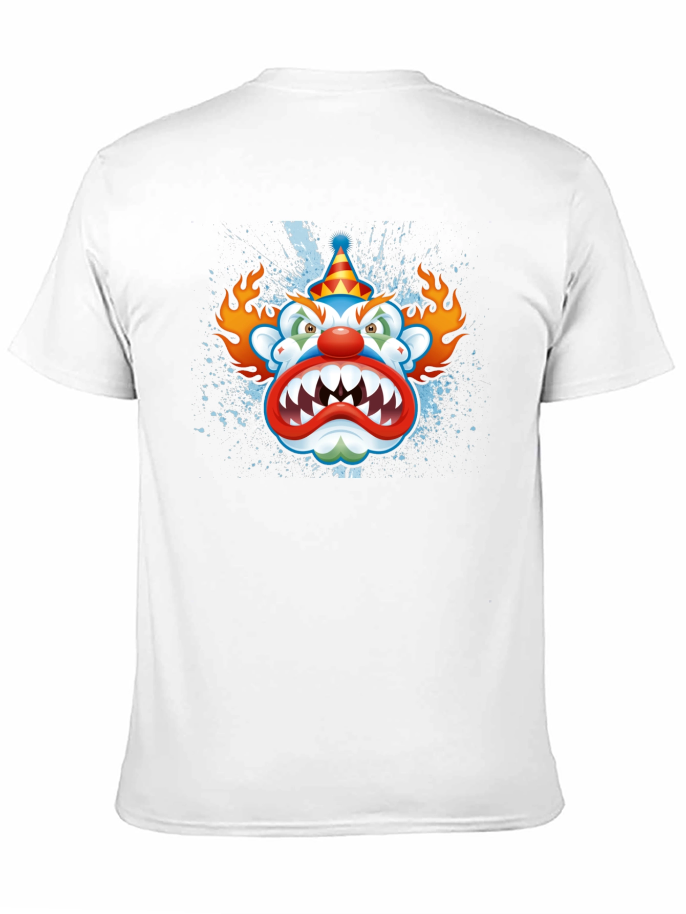 Creepy Clown Graphic Black T-Shirt