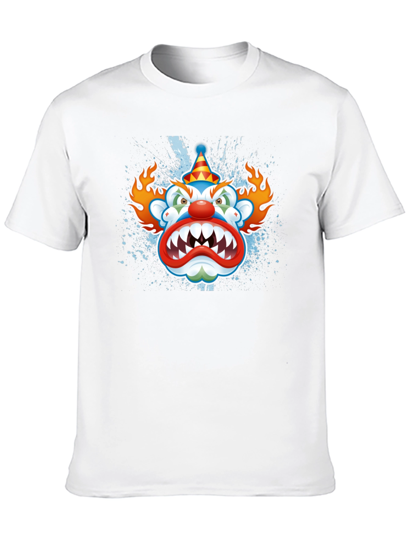 Creepy Clown Graphic Black T-Shirt