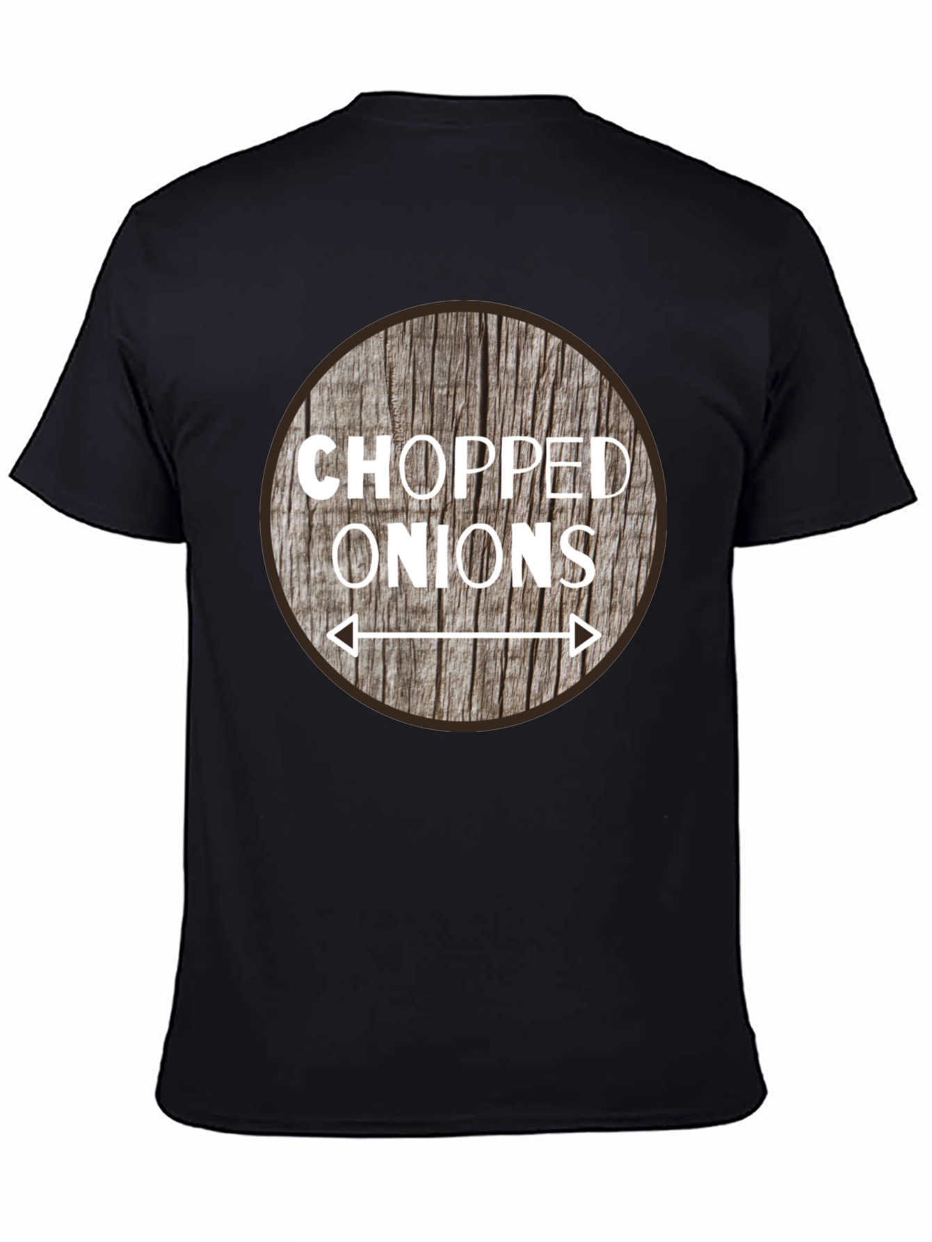 Chopped Onions Graphic Tee - Novelty Food Shirt