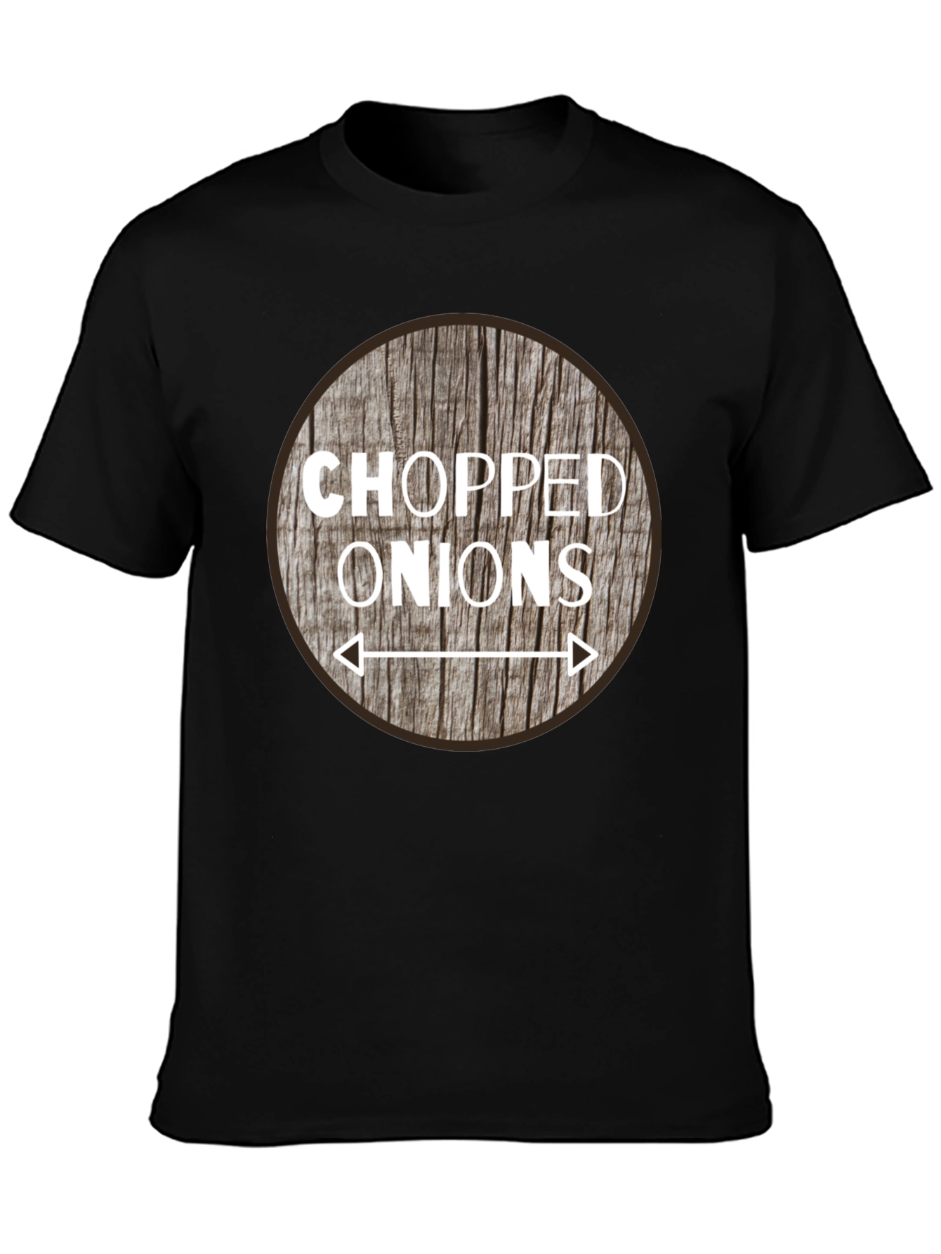 Chopped Onions Graphic Tee - Novelty Food Shirt