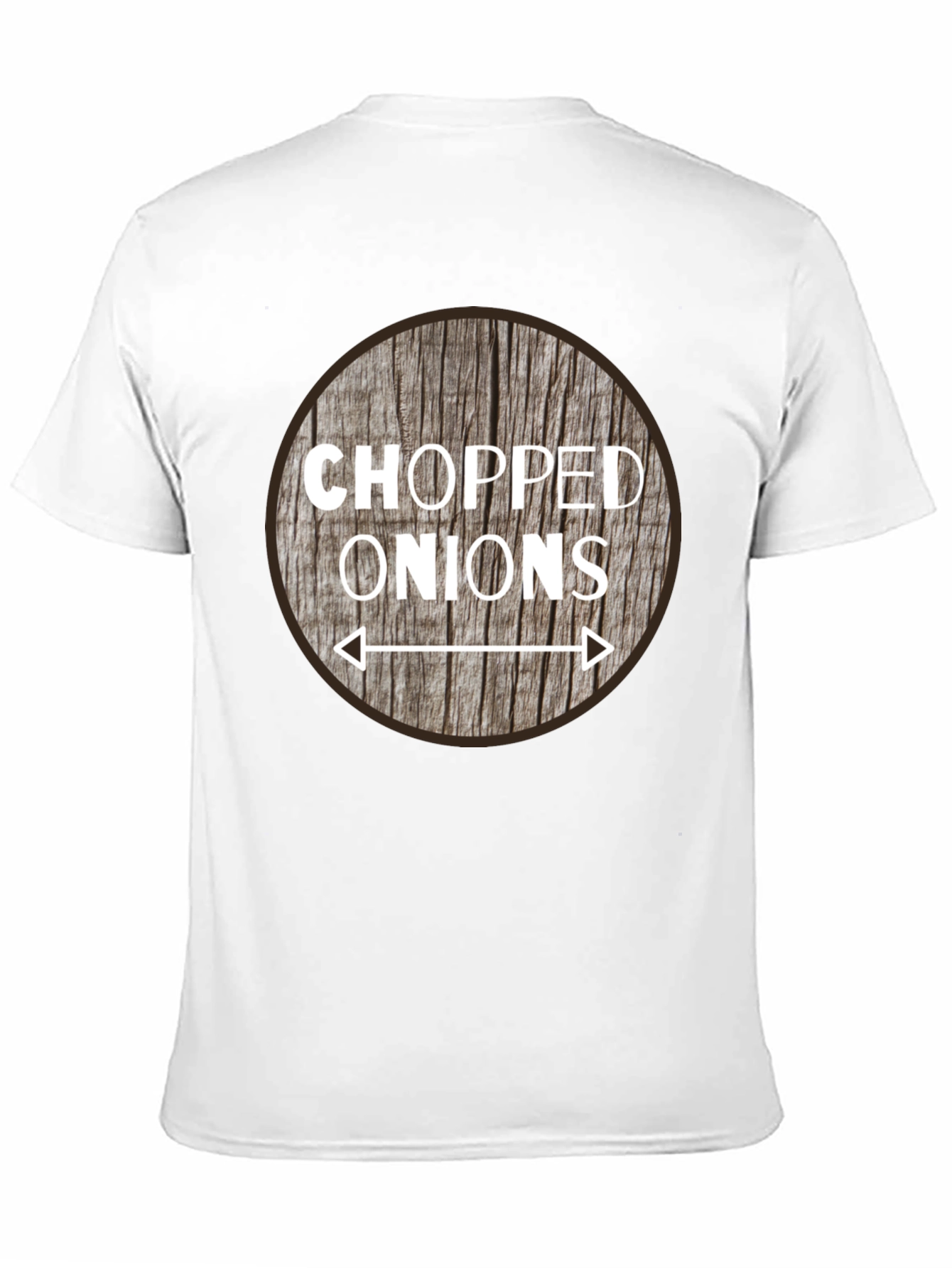 Chopped Onions Graphic Tee - Novelty Food Shirt