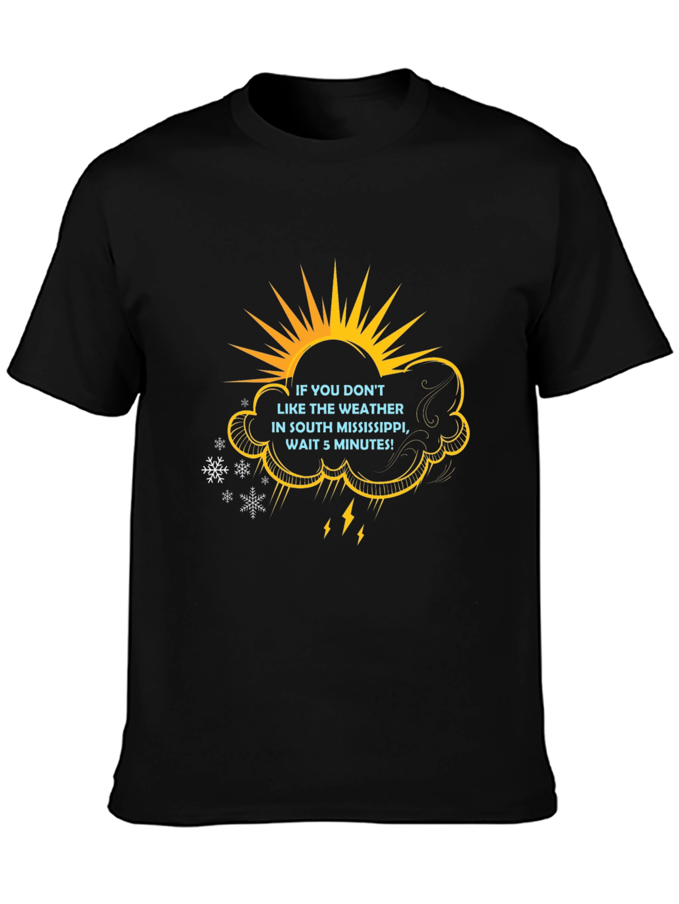 South Mississippi Weather T-Shirt Funny