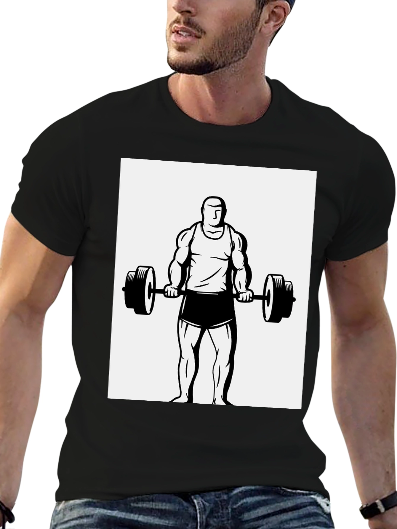 Weightlifter Graphic T-Shirt