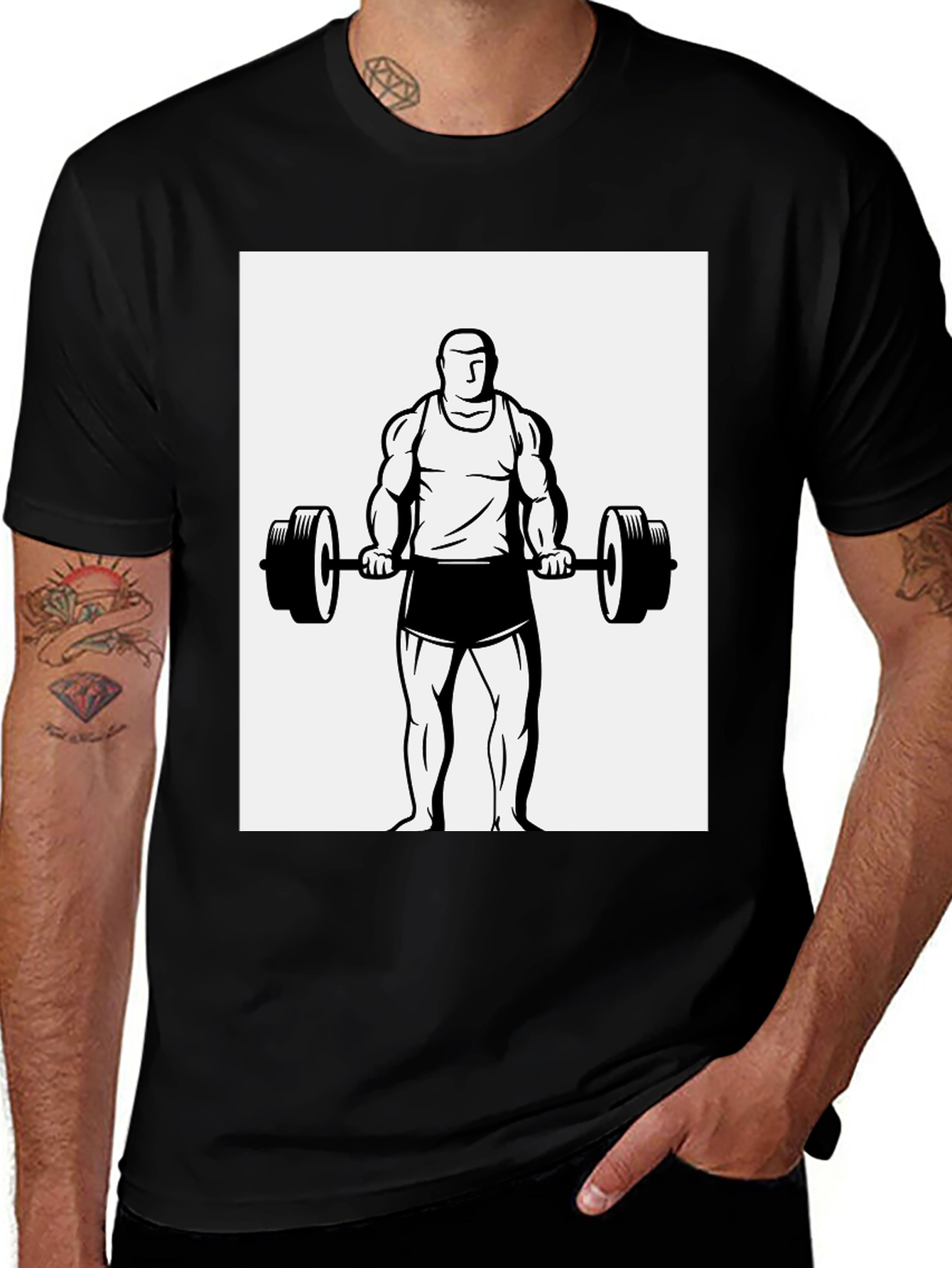 Weightlifter Graphic T-Shirt