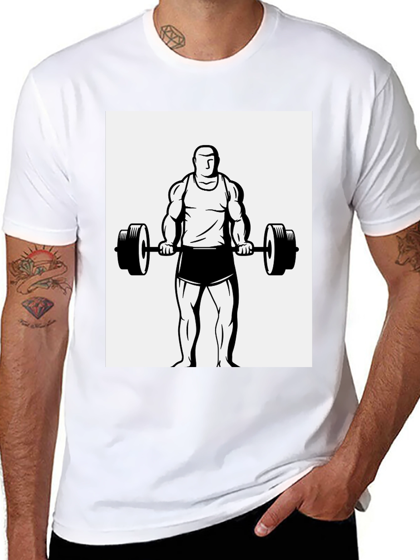 Weightlifter Graphic T-Shirt