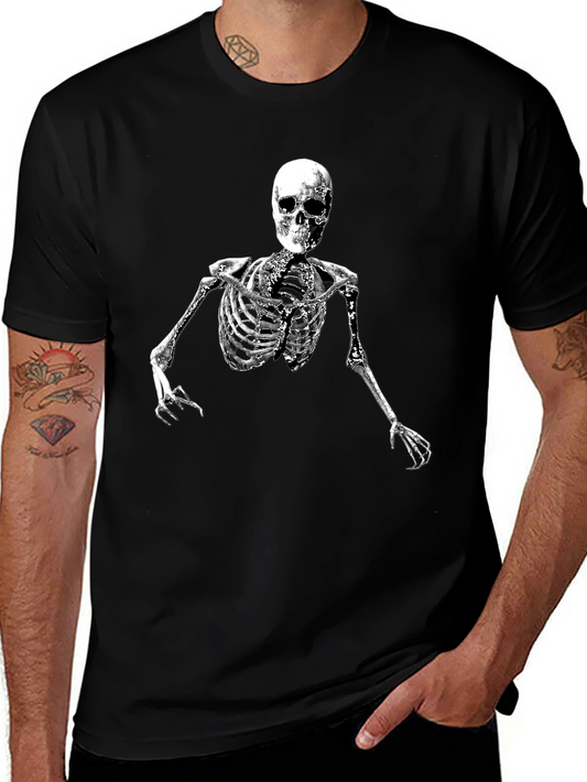 Skeleton Graphic Black T-Shirt