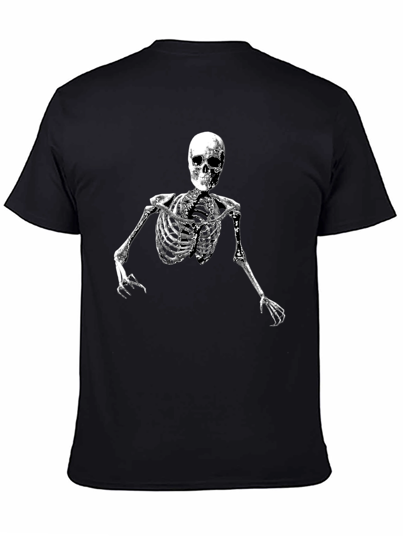 Skeleton Graphic Black T-Shirt