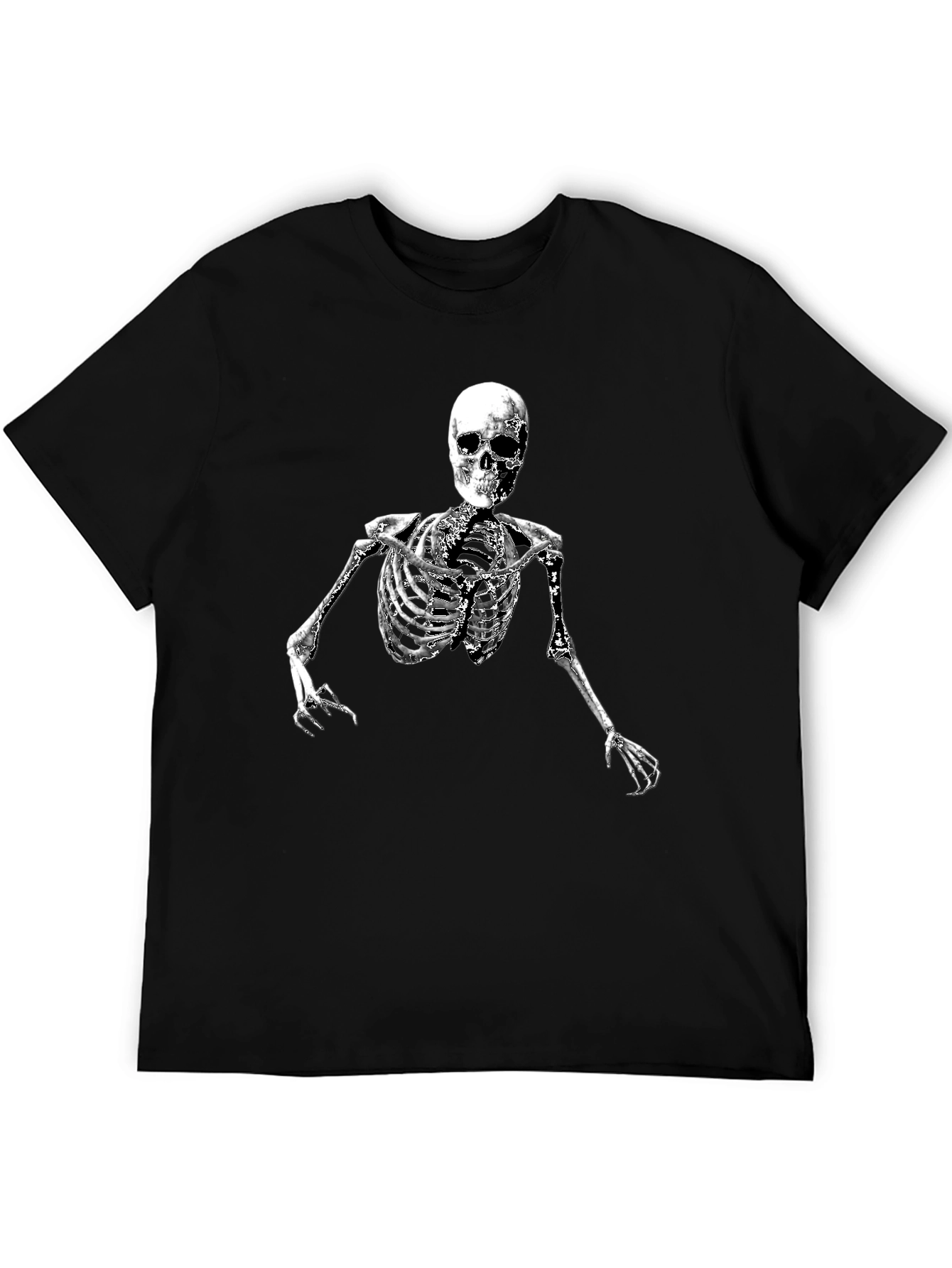 Skeleton Graphic Black T-Shirt