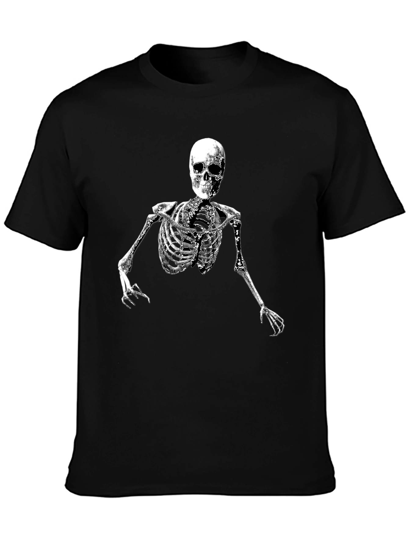 Skeleton Graphic Black T-Shirt