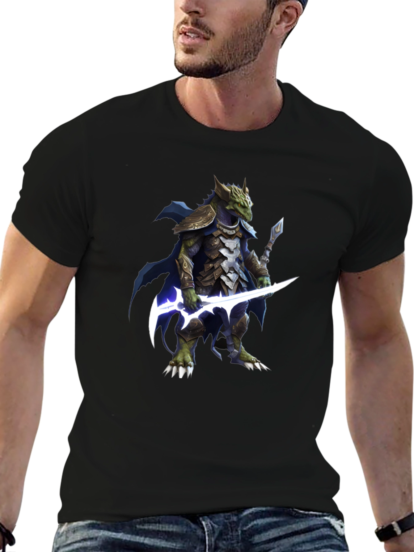Dragon Warrior Black T-Shirt