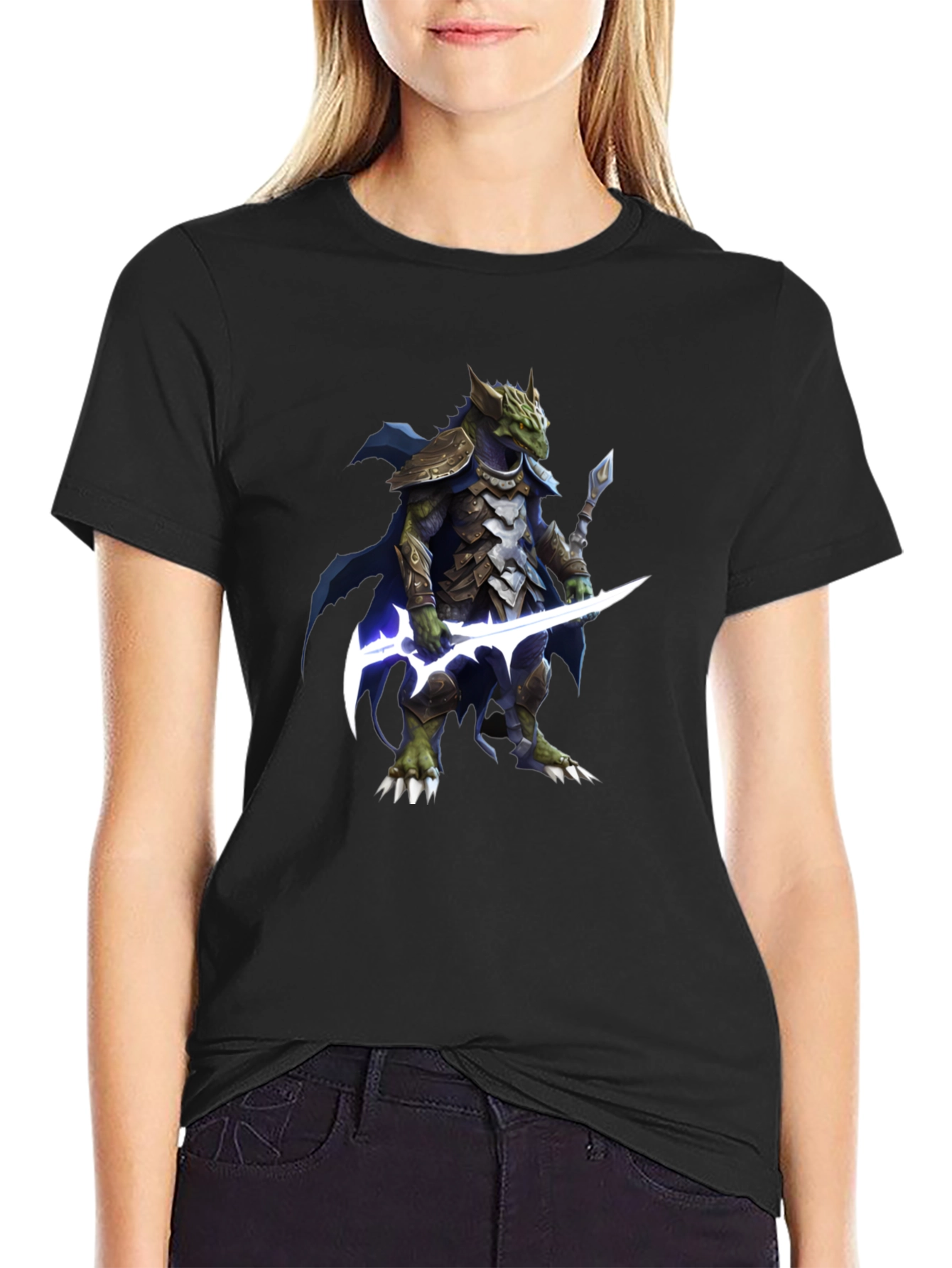 Dragon Warrior Black T-Shirt