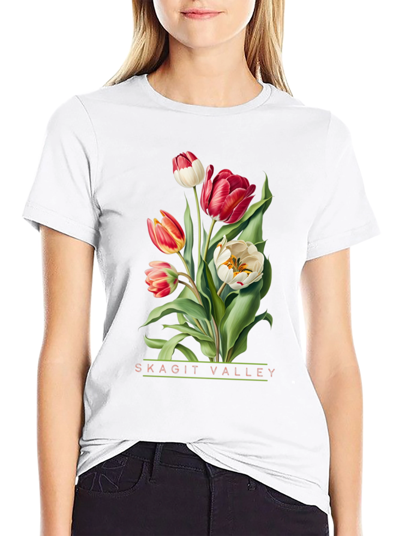 Skagit Valley Tulips Graphic Tee