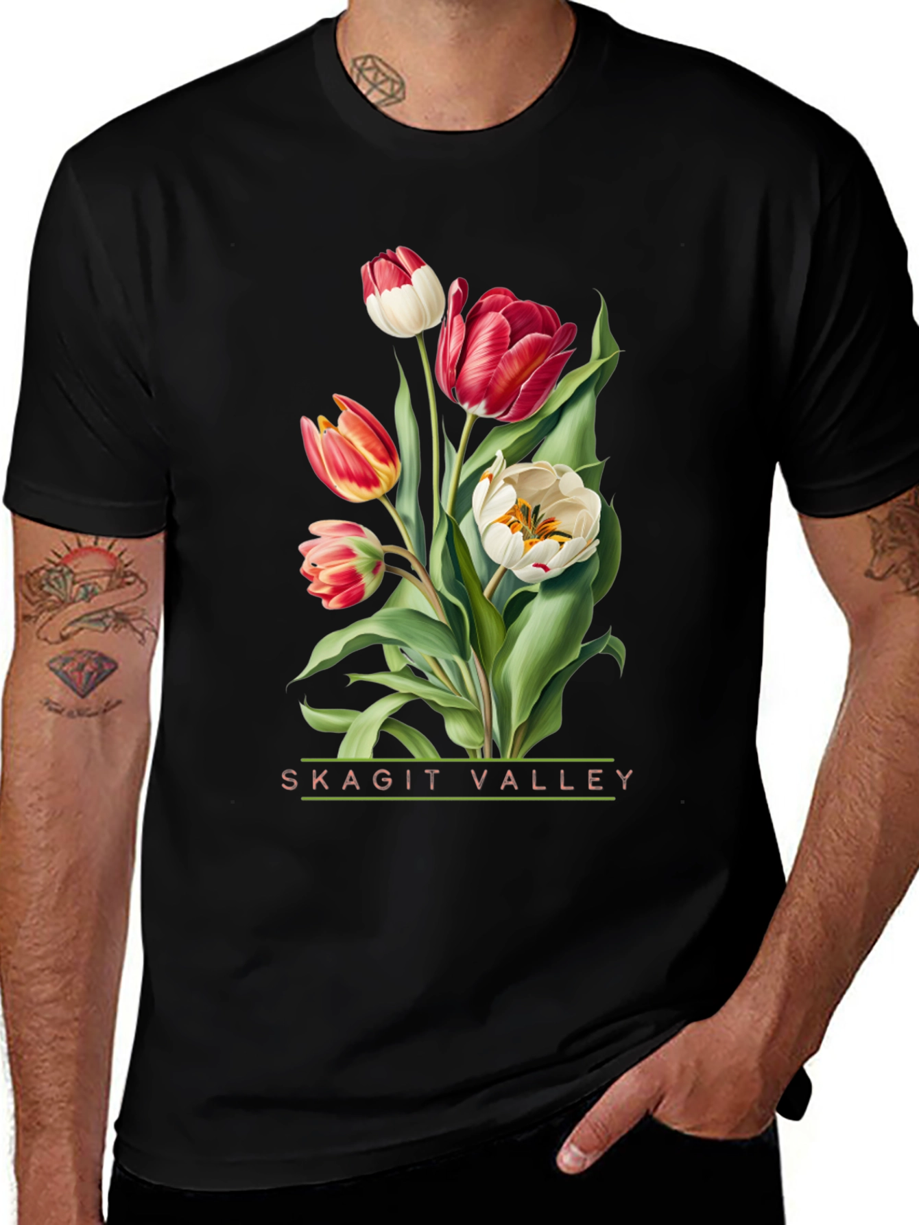 Skagit Valley Tulips Graphic Tee