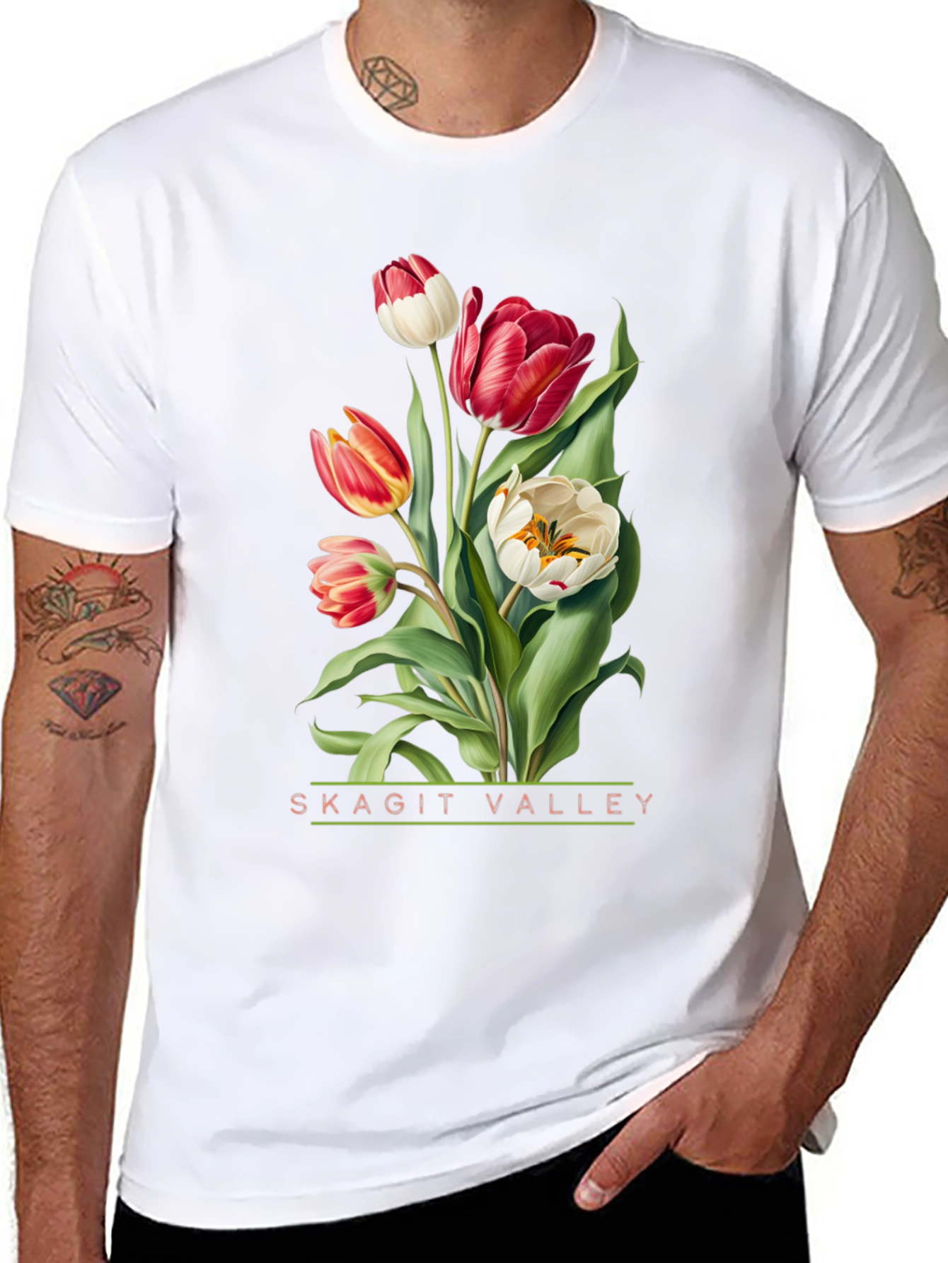 Skagit Valley Tulips Graphic Tee