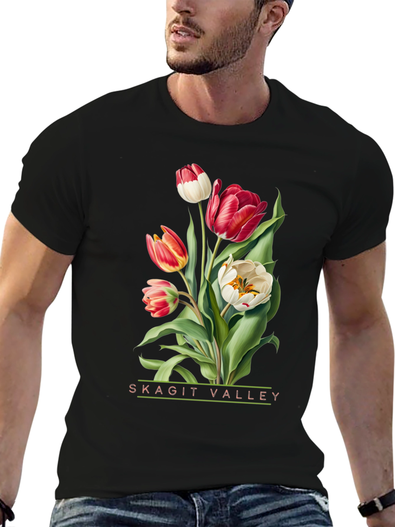 Skagit Valley Tulips Graphic Tee