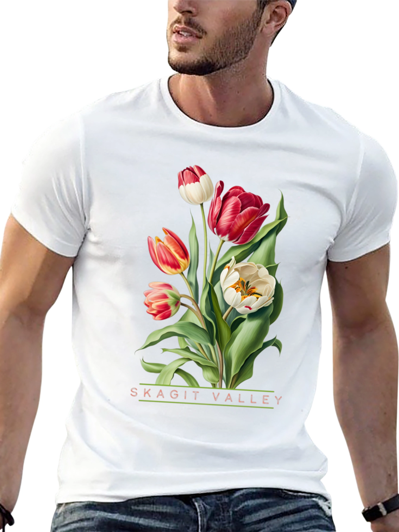 Skagit Valley Tulips Graphic Tee
