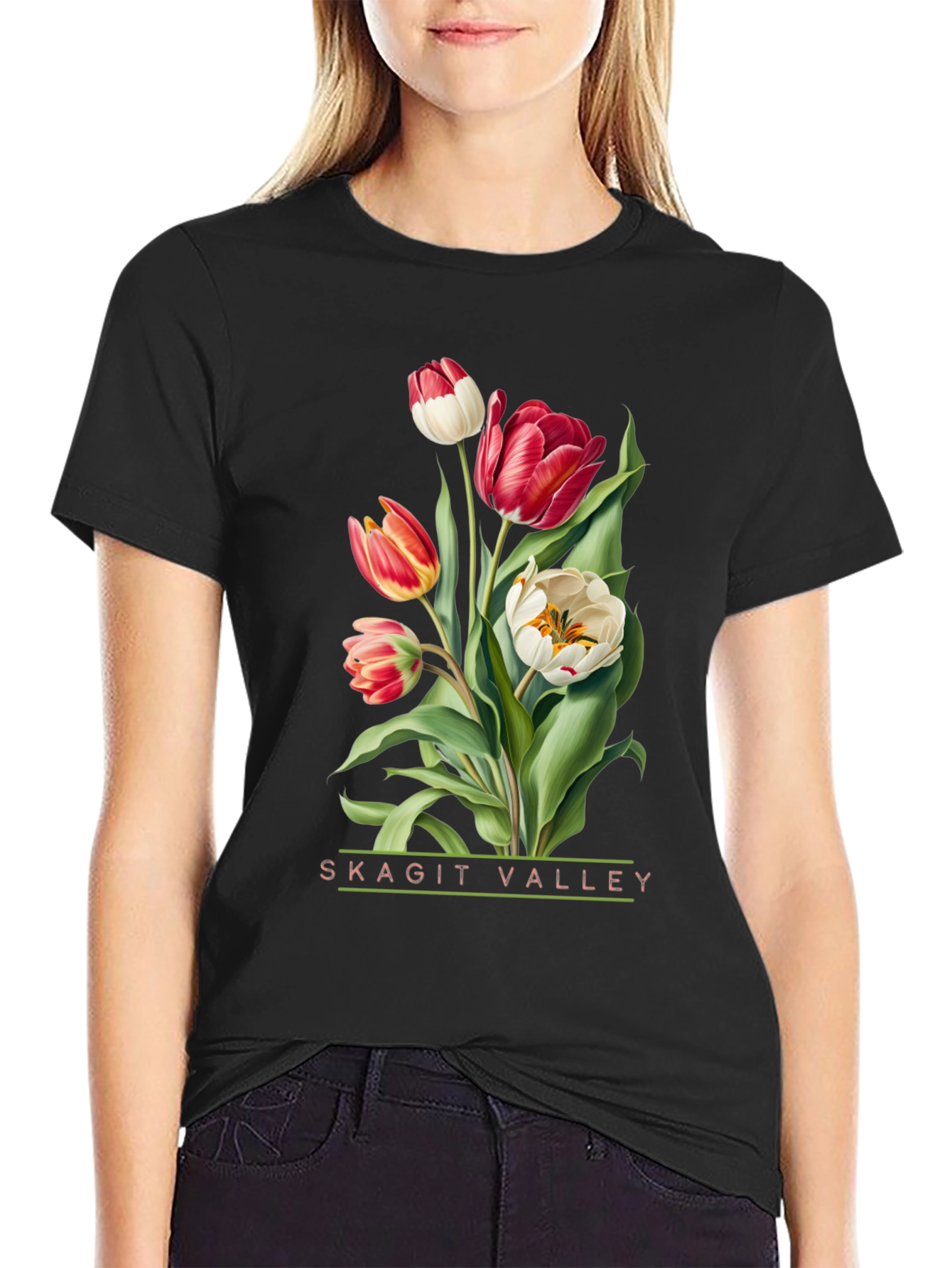 Skagit Valley Tulips Graphic Tee