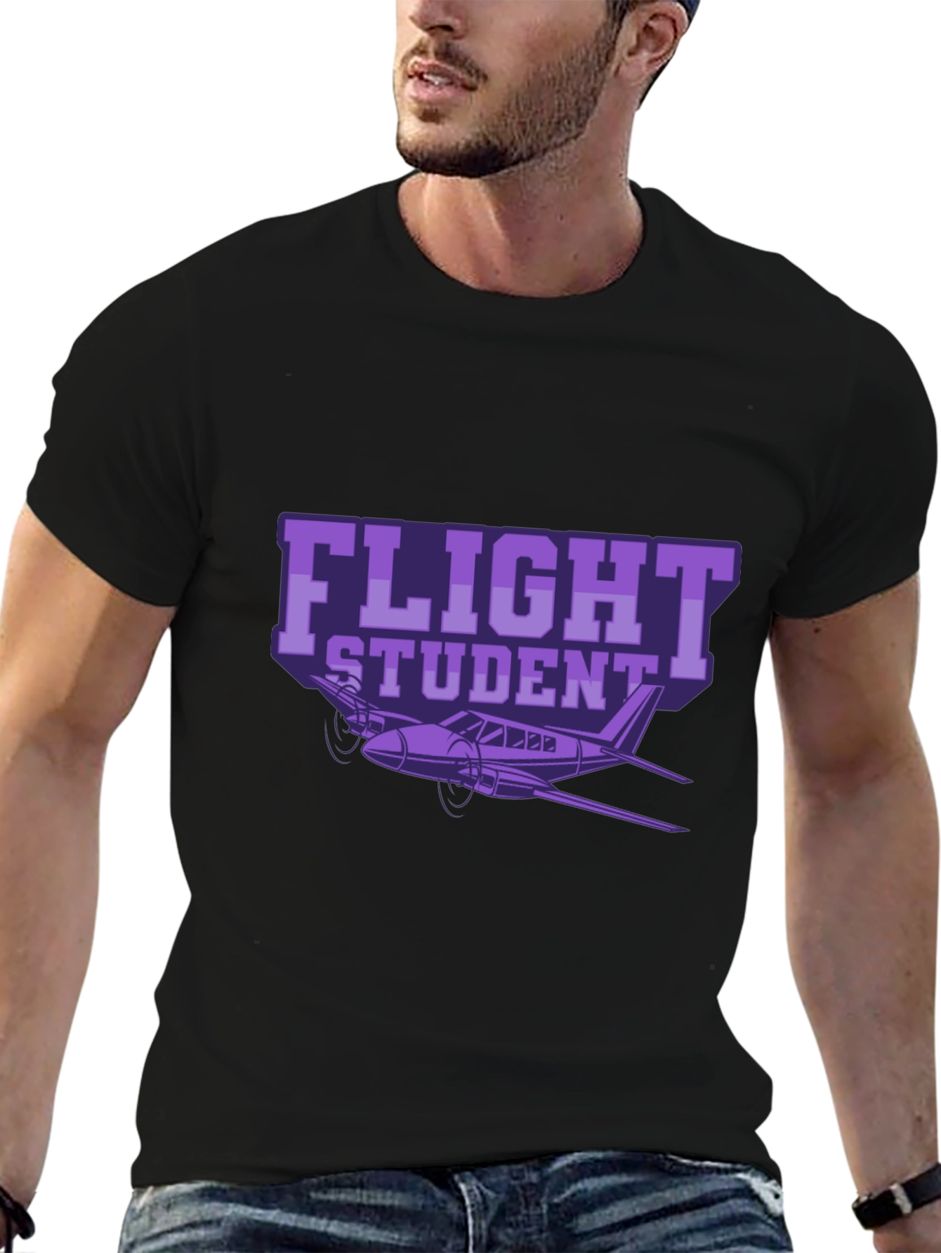 Flight Student Graphic Tee - Aviation Pilot Shirt
