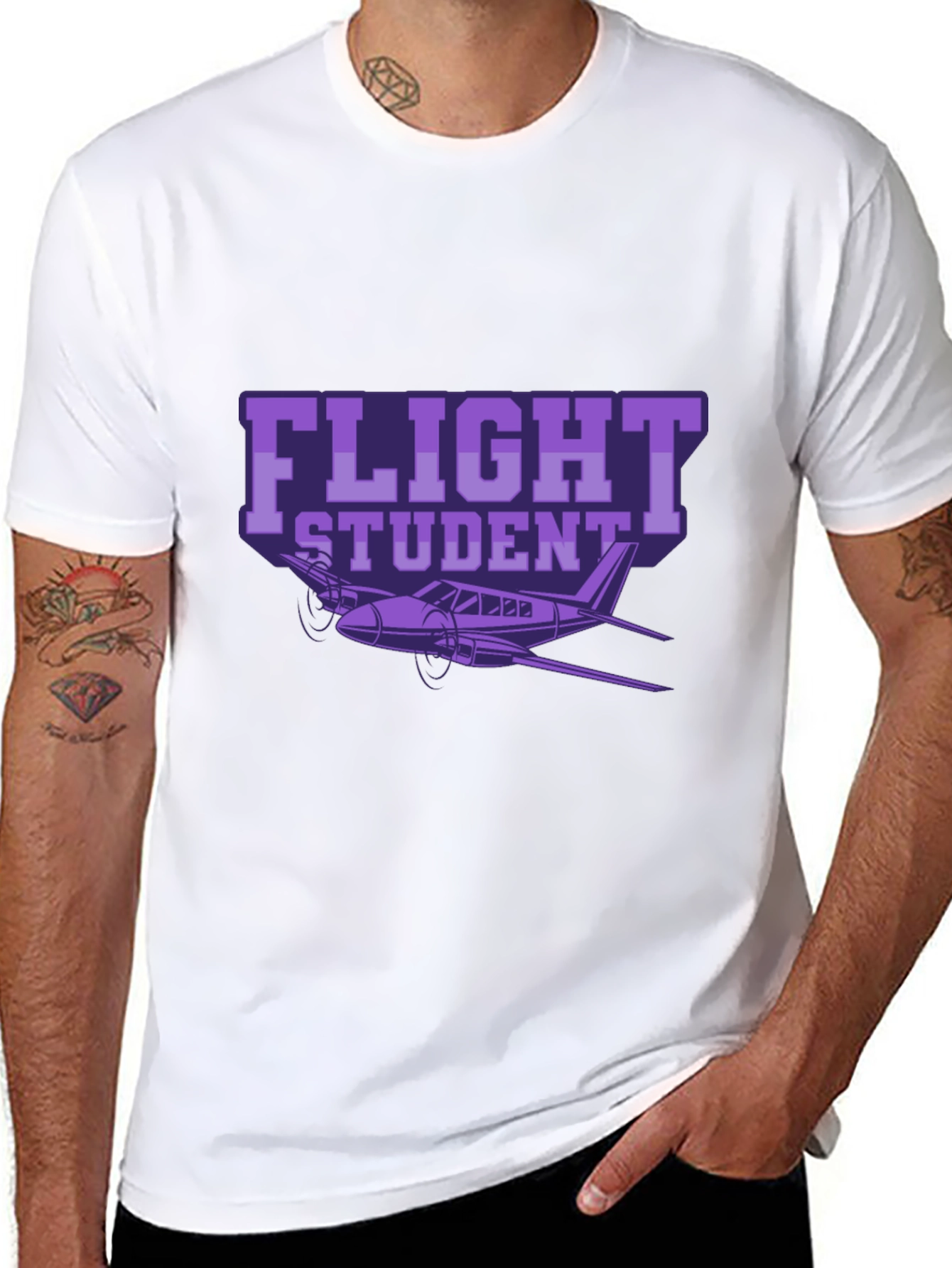Flight Student Graphic Tee - Aviation Pilot Shirt