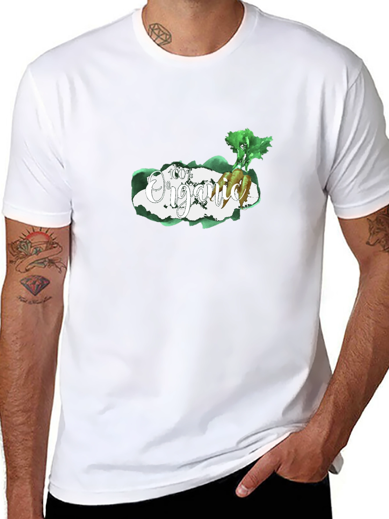 Organic Carrot T-Shirt - Fresh and Natural