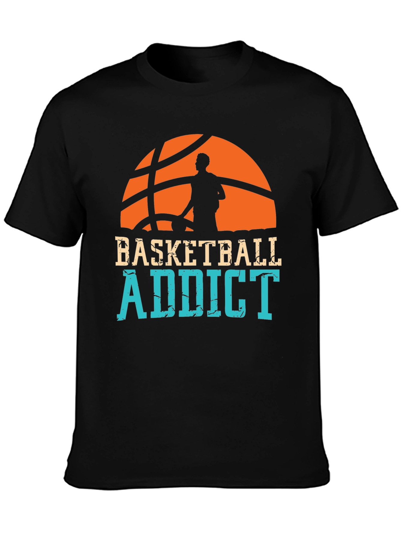 Basketball Addict Graphic T-Shirt