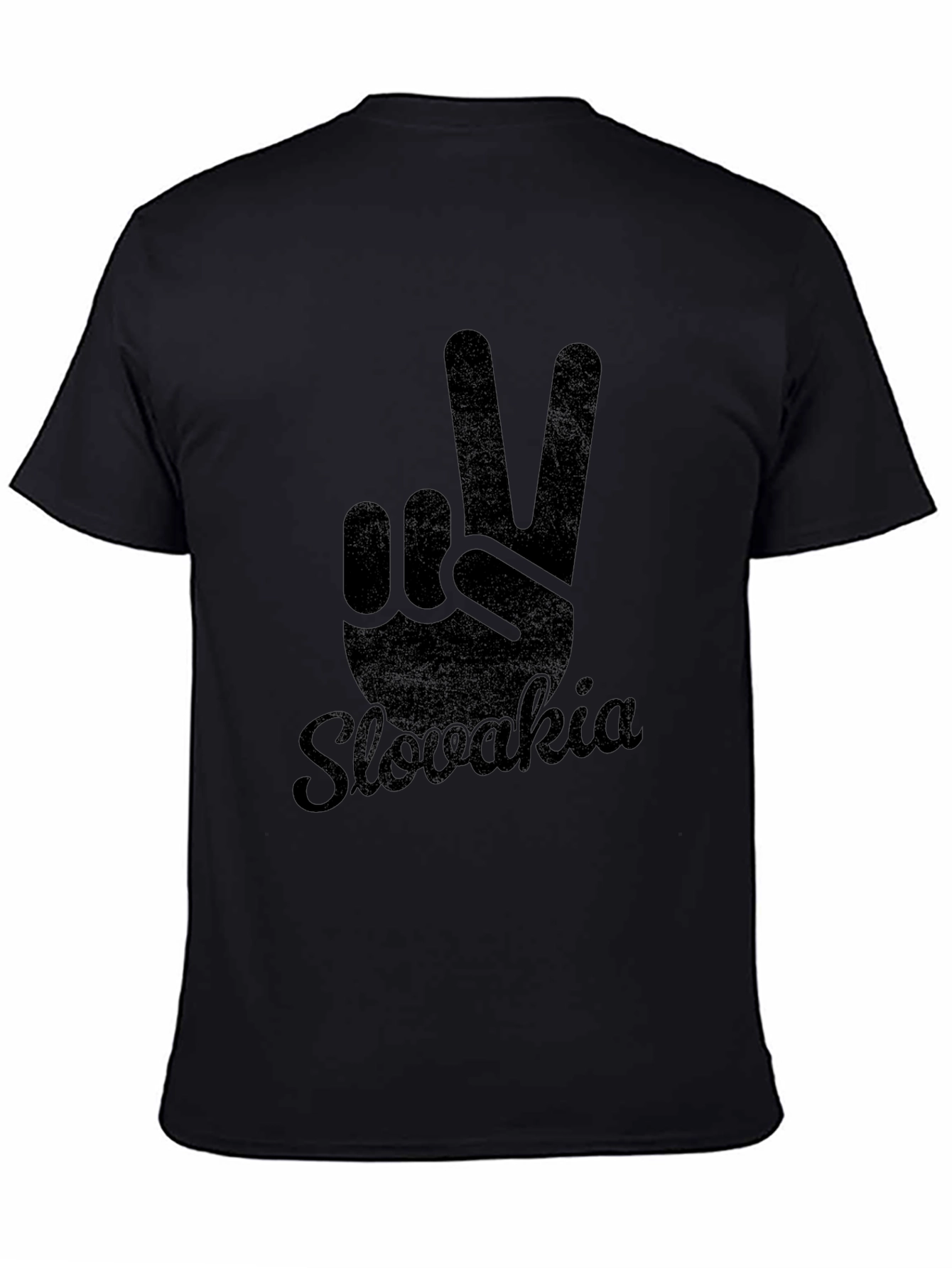 Slovakia Peace Sign Graphic Tee