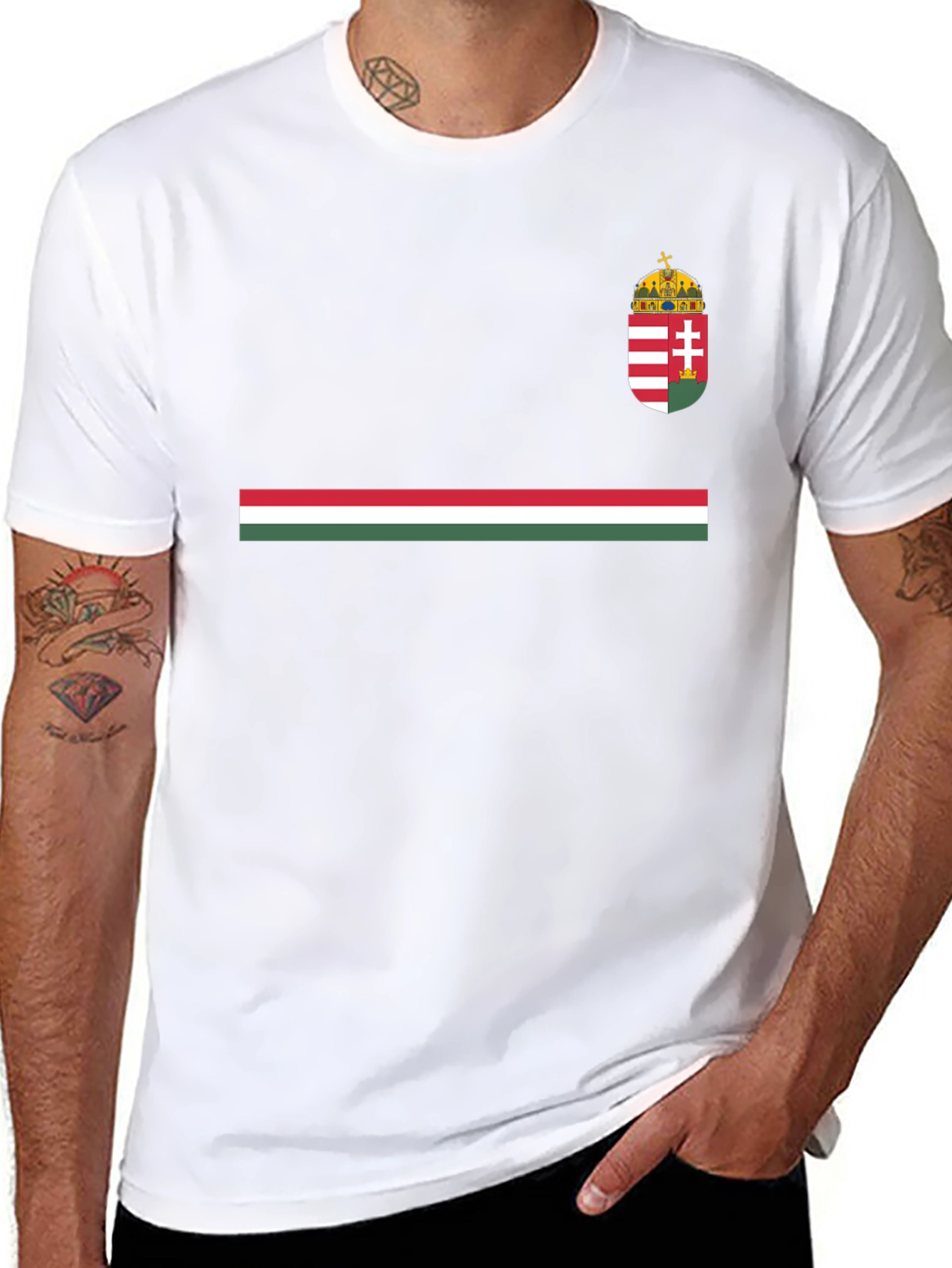 Hungarian Flag T-Shirt - Classic Design