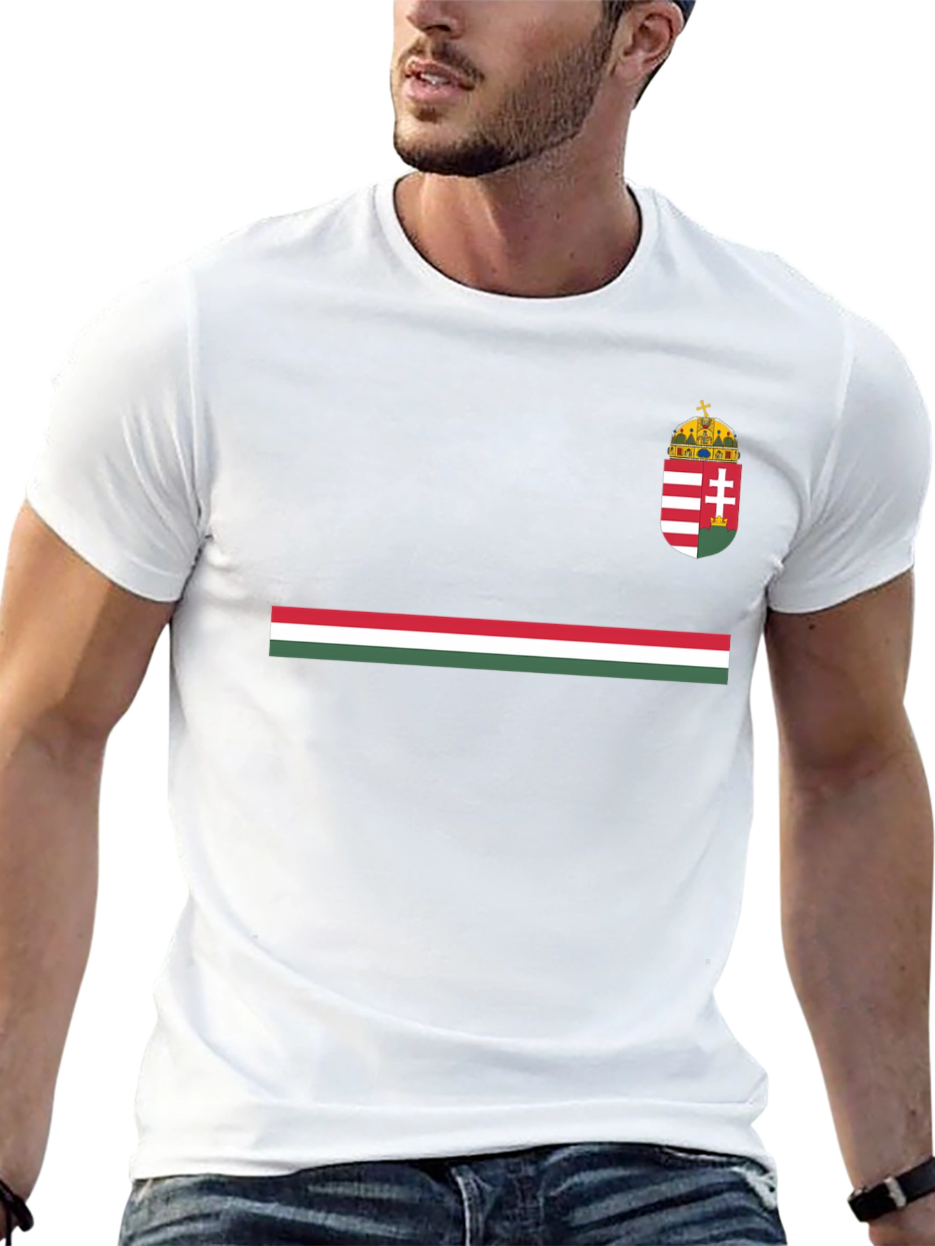 Hungarian Flag T-Shirt - Classic Design