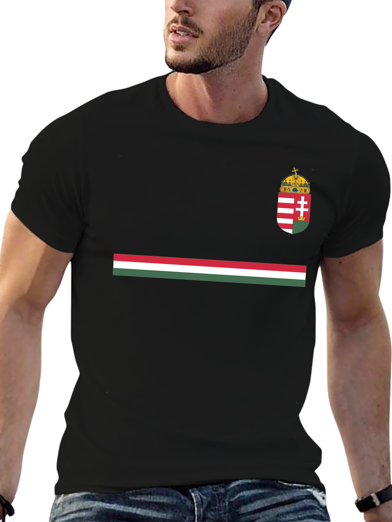 Hungarian Flag T-Shirt - Classic Design