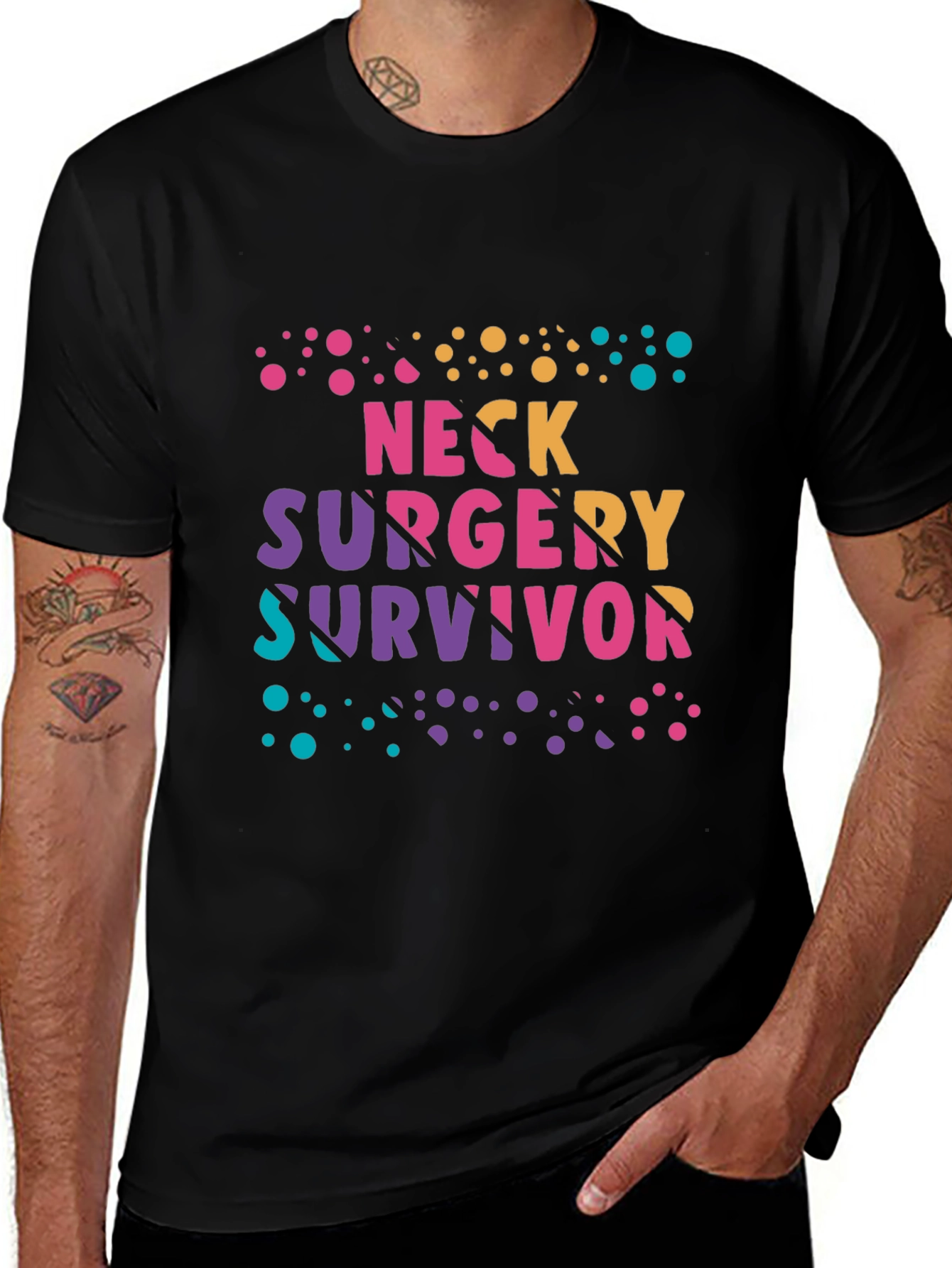 Neck Surgery Survivor Graphic Tee