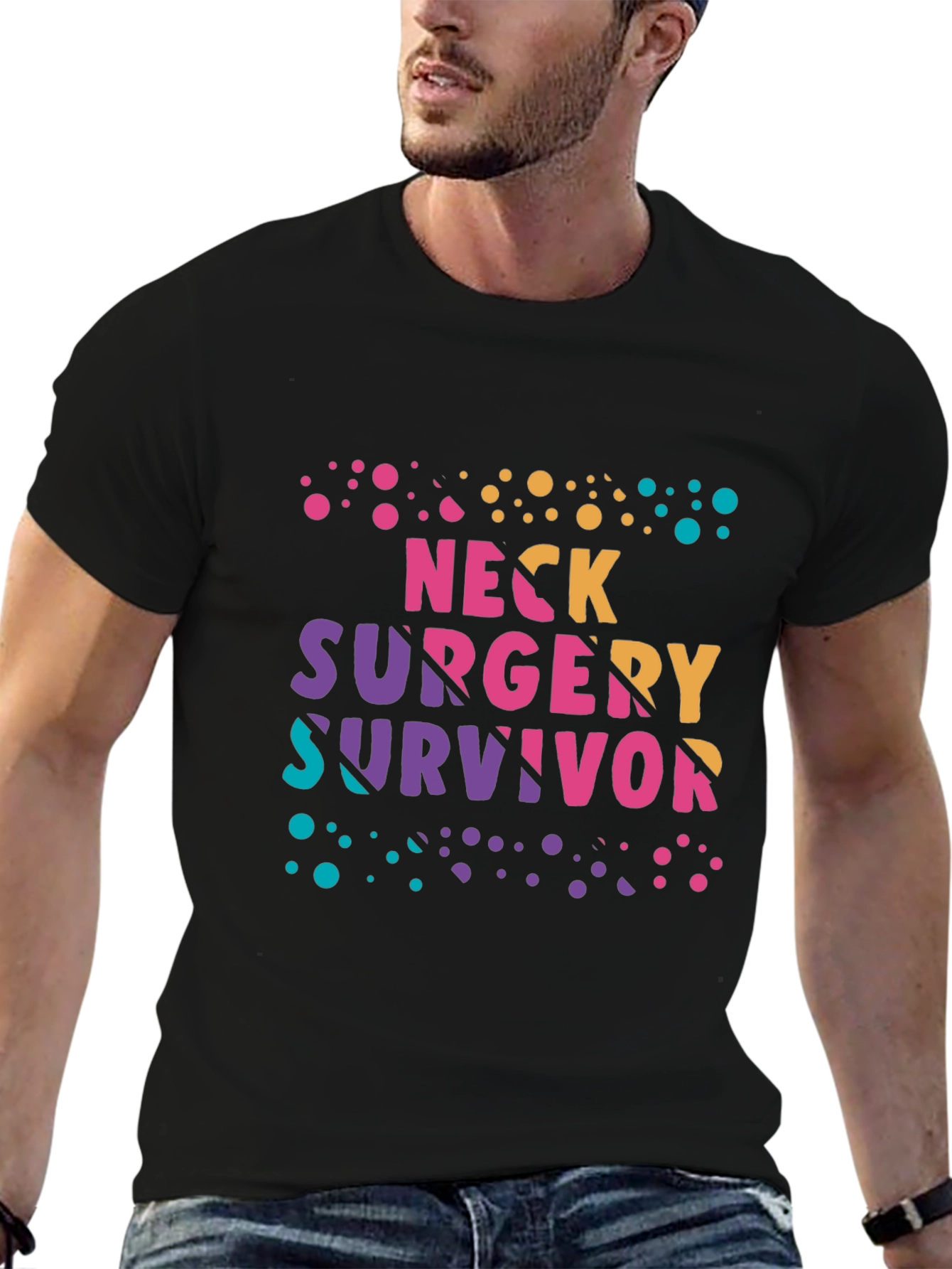 Neck Surgery Survivor Graphic Tee