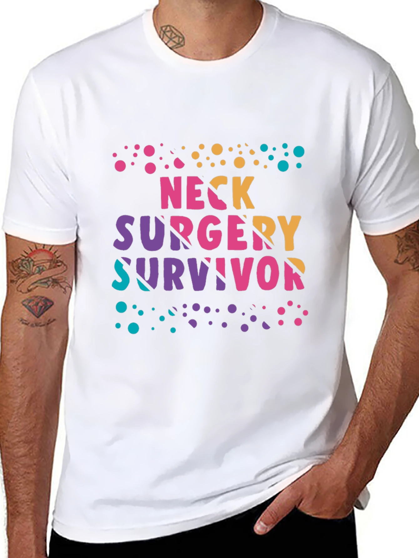 Neck Surgery Survivor Graphic Tee