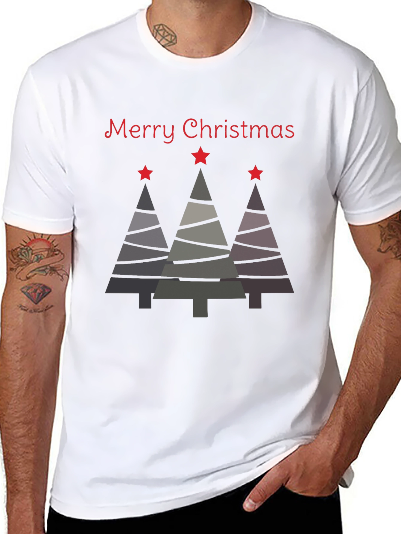 Merry Christmas Tree T-Shirt
