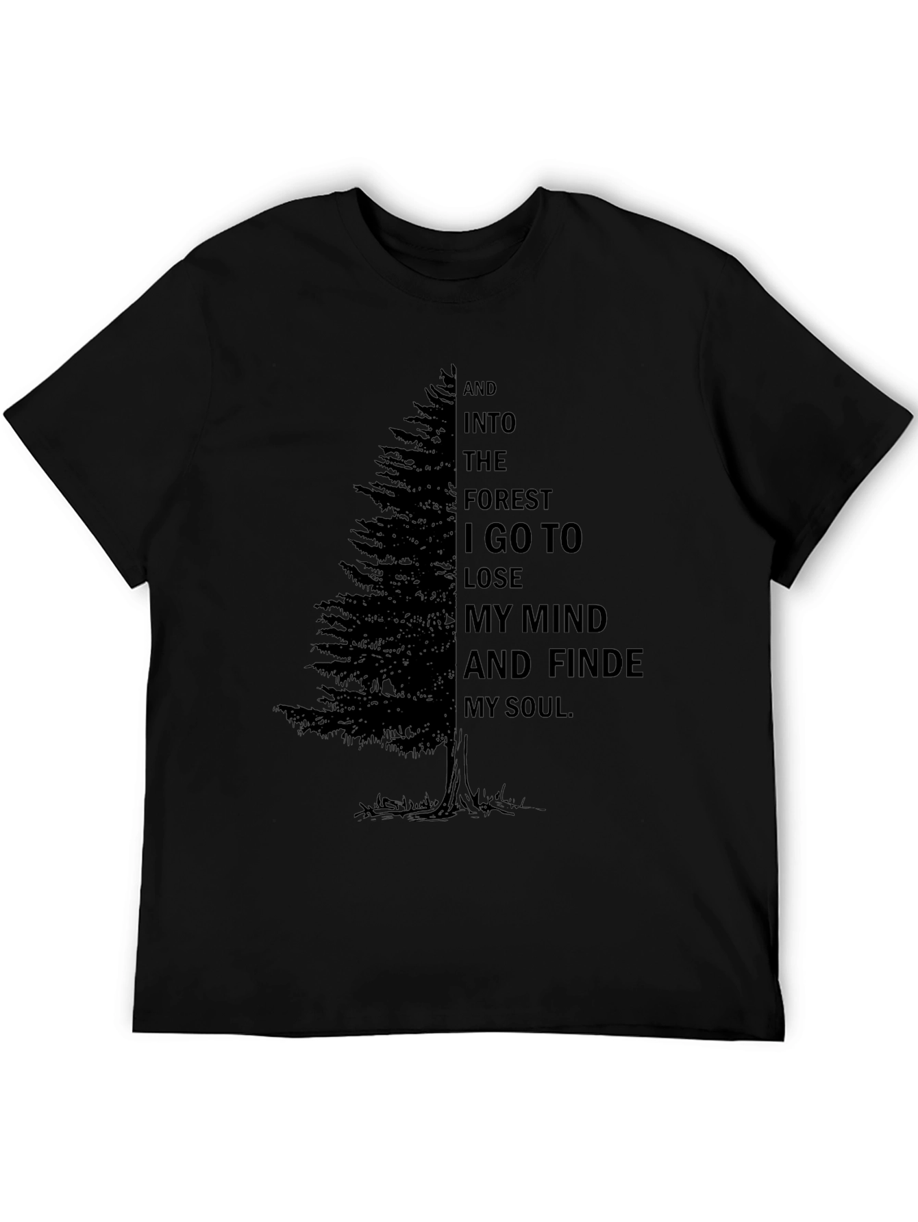 Nature Lover T-Shirt - Forest Mind & Soul