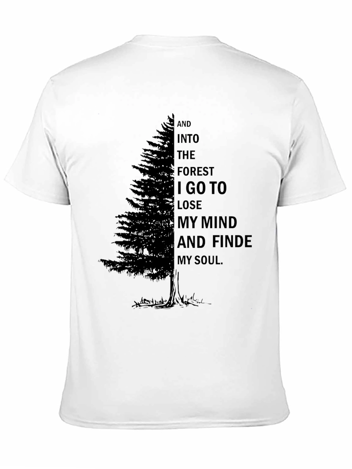 Nature Lover T-Shirt - Forest Mind & Soul