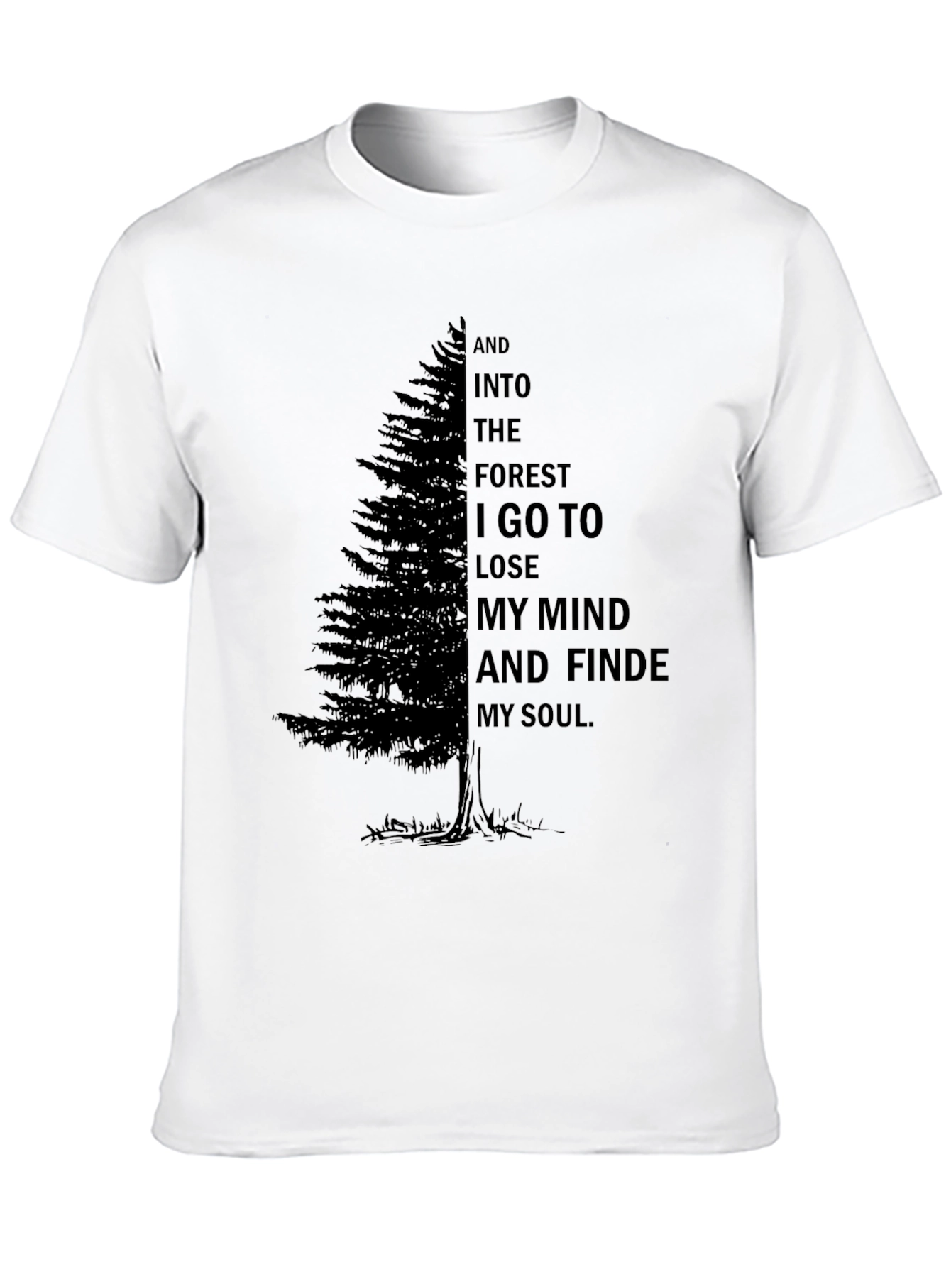 Nature Lover T-Shirt - Forest Mind & Soul