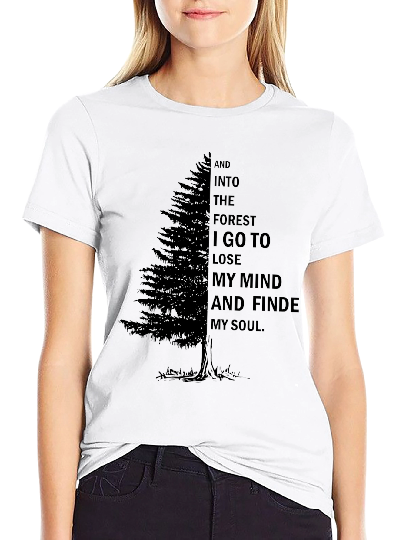 Nature Lover T-Shirt - Forest Mind & Soul