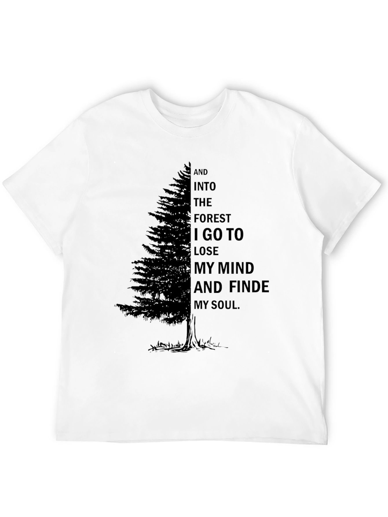Nature Lover T-Shirt - Forest Mind & Soul