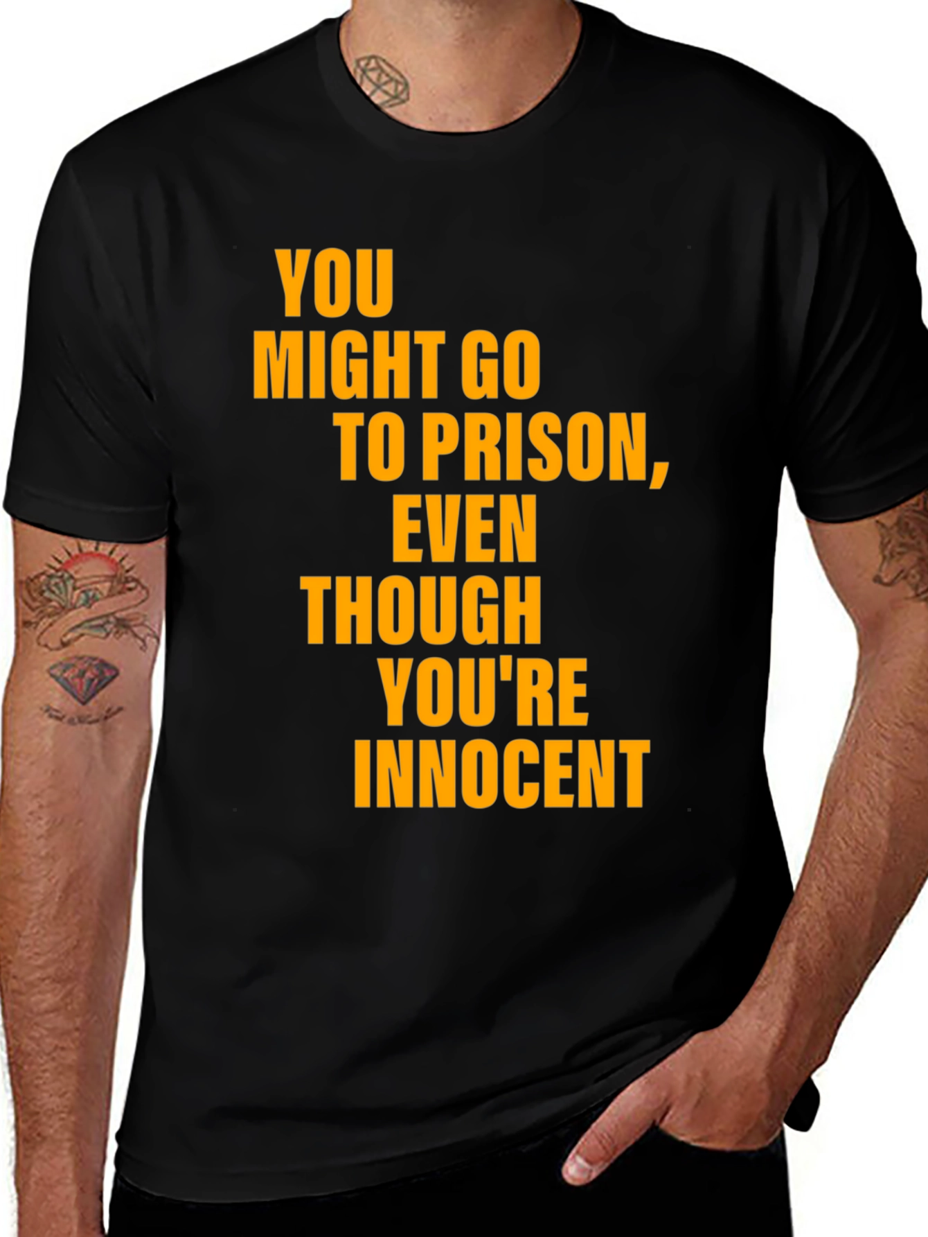 Humorous Slogan T-Shirt - Innocent