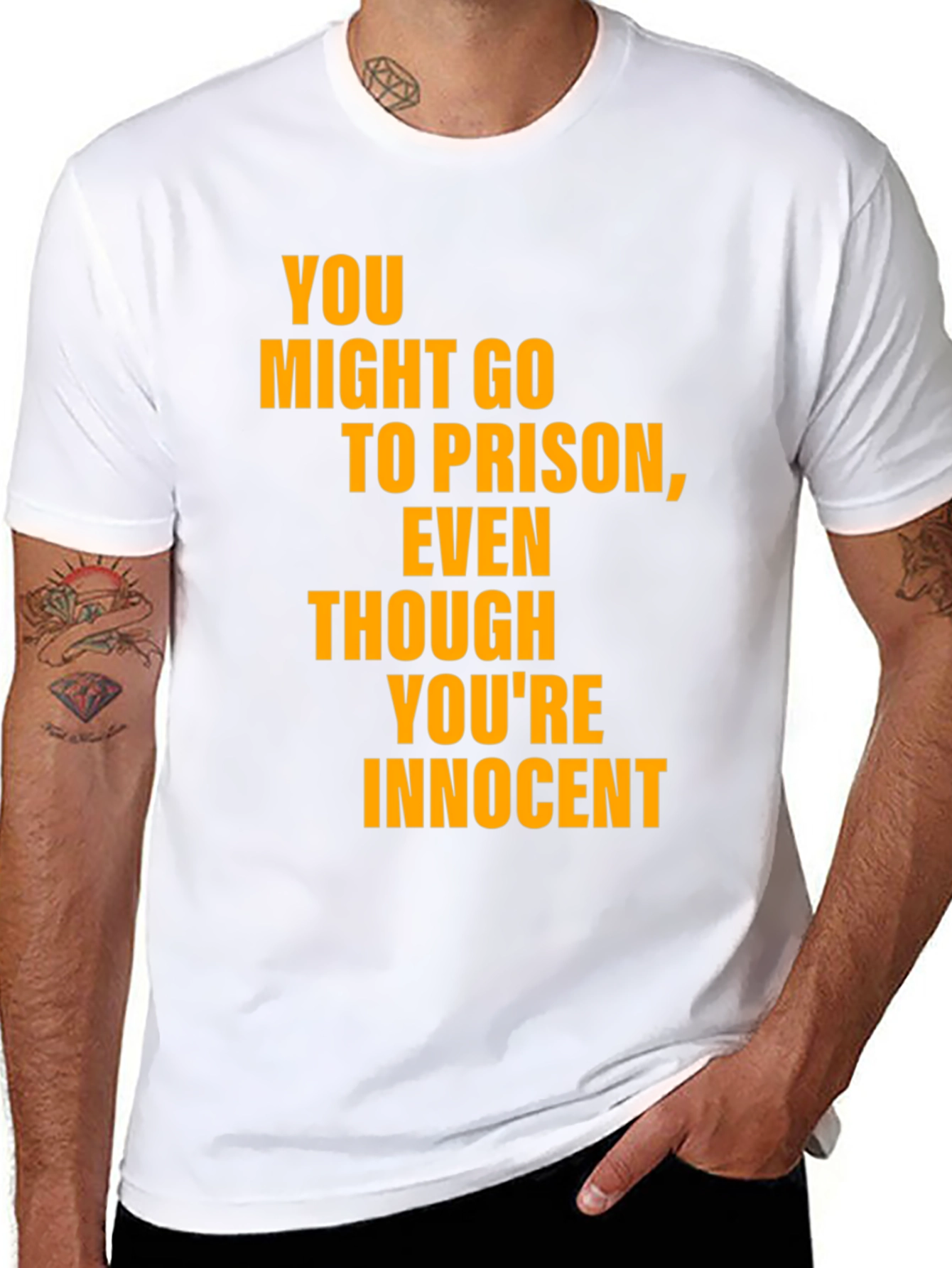 Humorous Slogan T-Shirt - Innocent