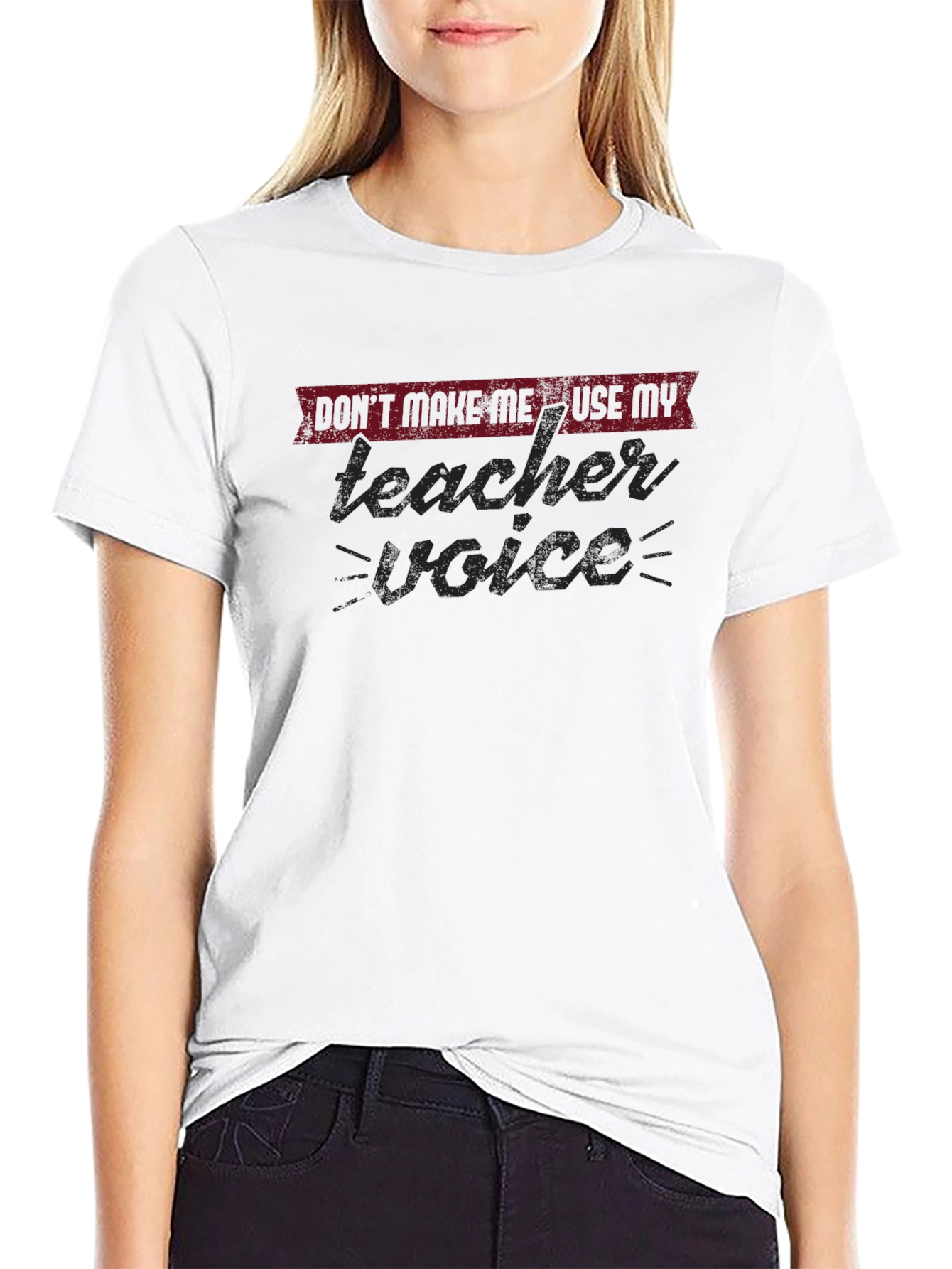Teacher Voice T-Shirt - Funny Educator Apparel
