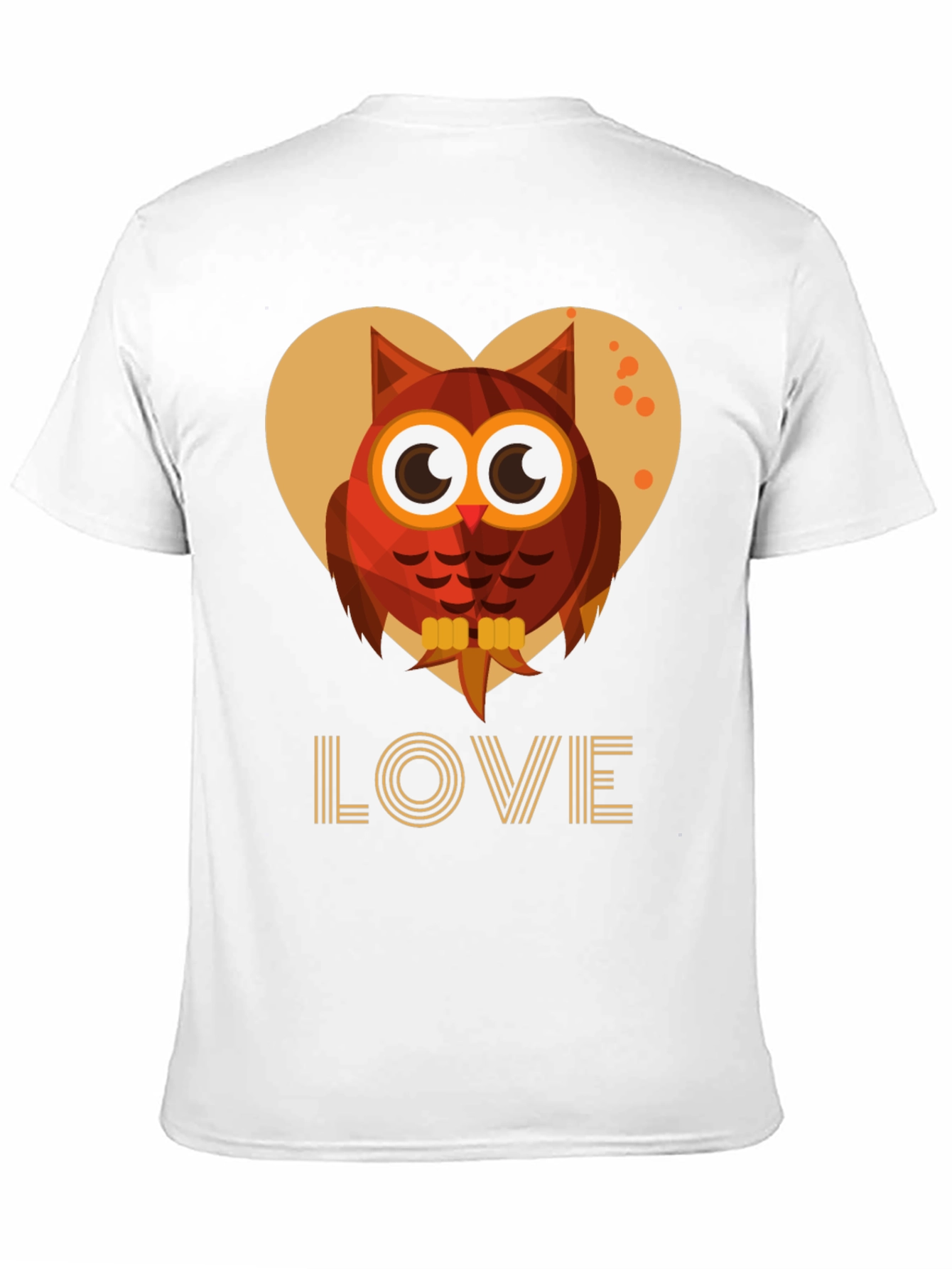 Owl Love Graphic Tee - Cute Bird Design